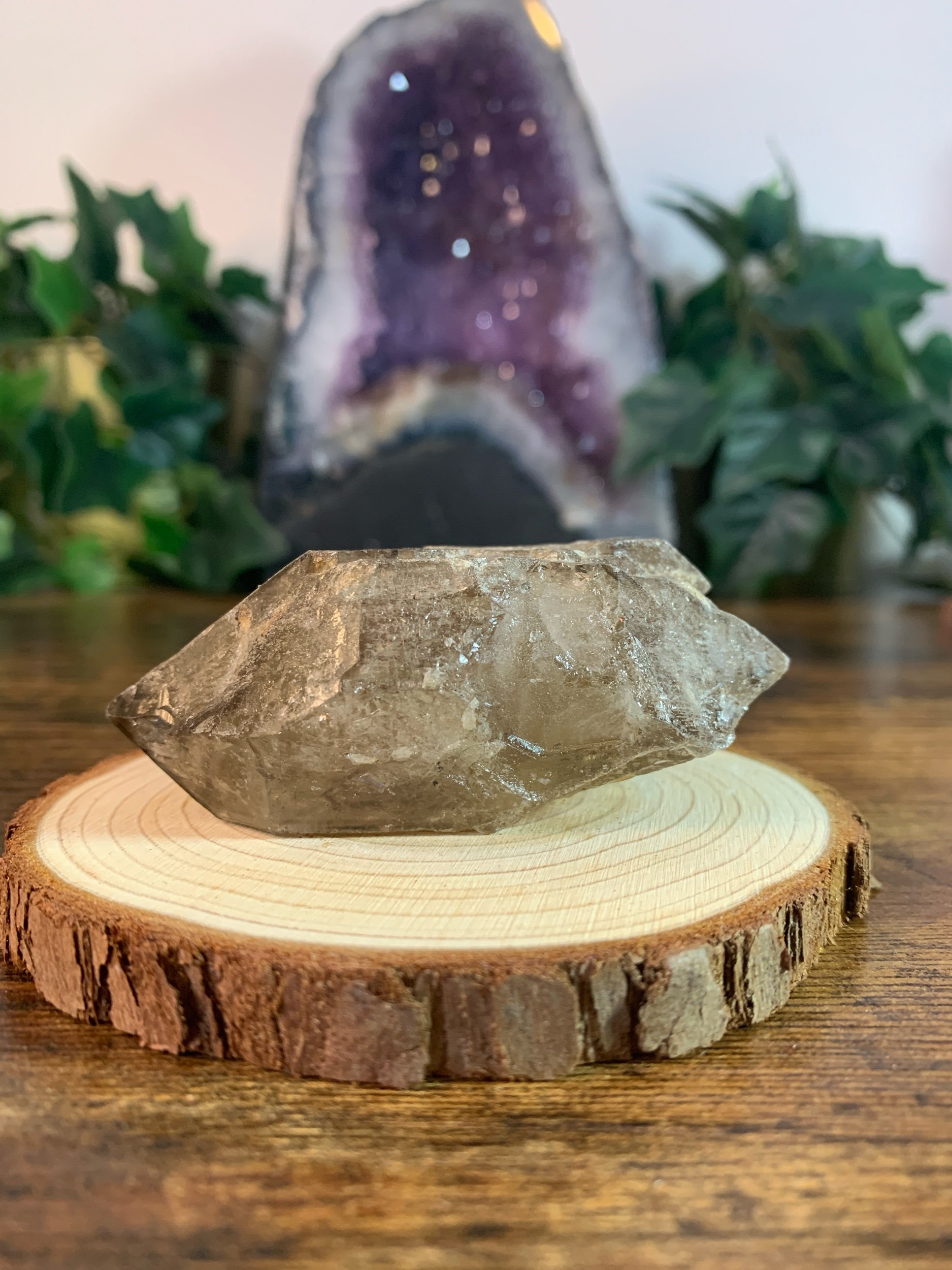 Elestial Smoky Citrine Point