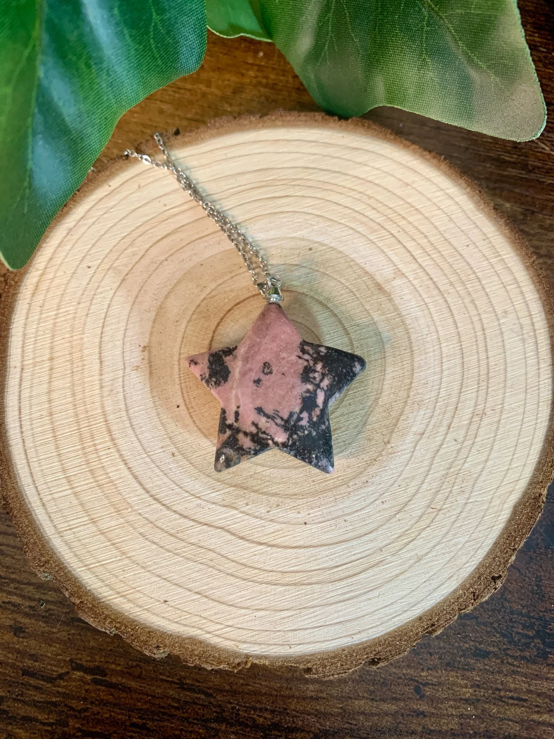 Rhodonite Star Necklace