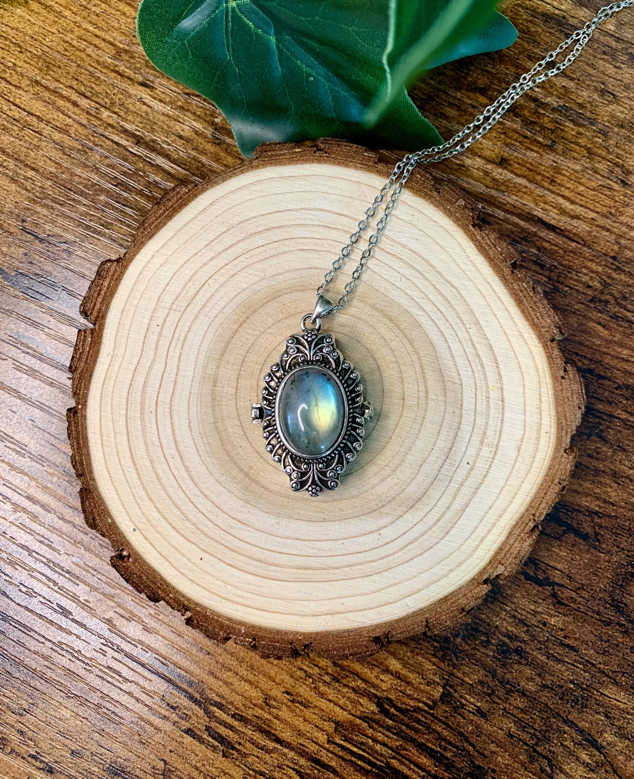 Labradorite Locket