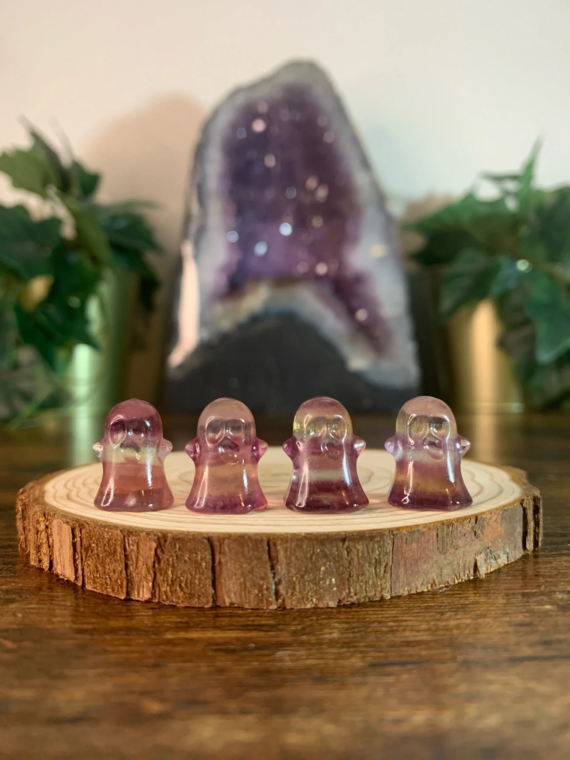 Mini Fluorite Ghosts