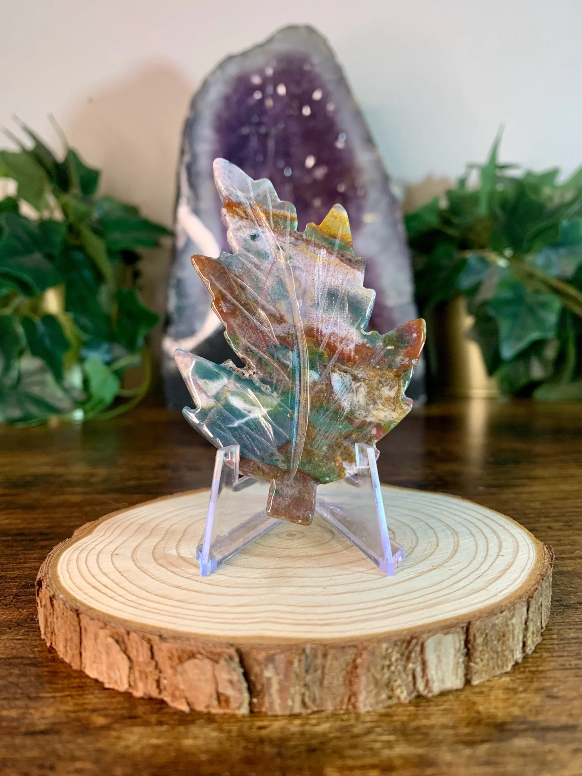 Ocean Jasper Leaf