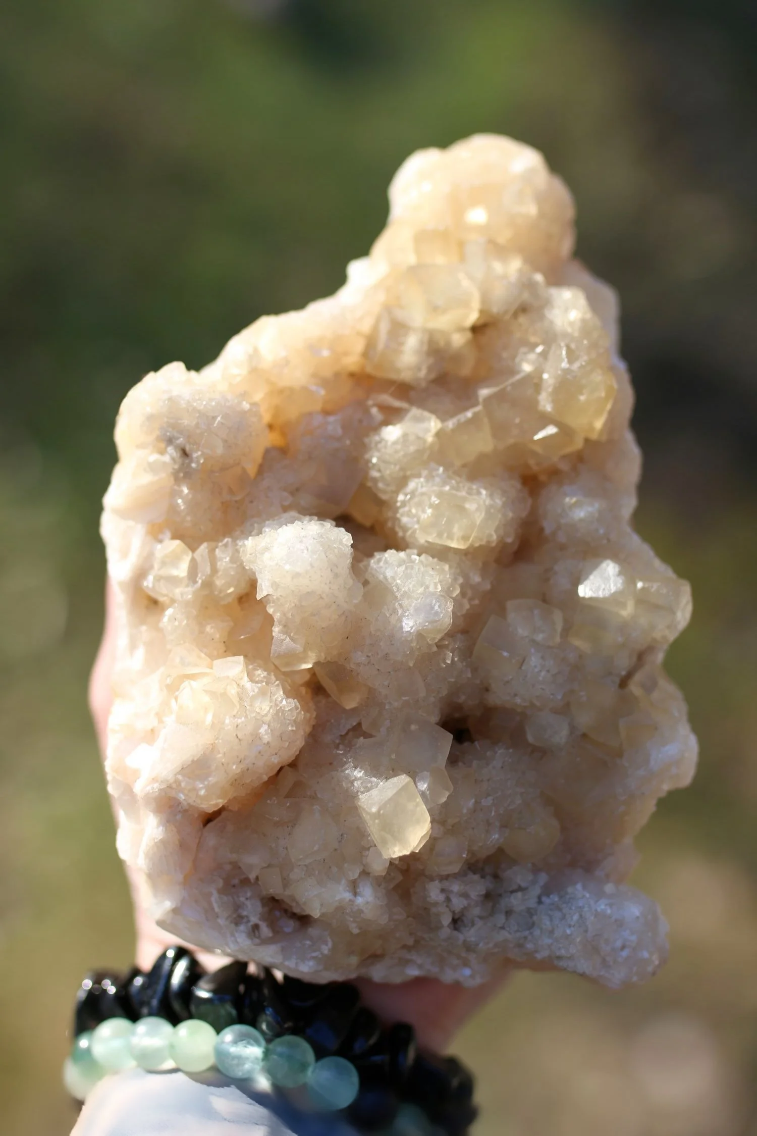 RARE Golden Cubic Apophyllite
