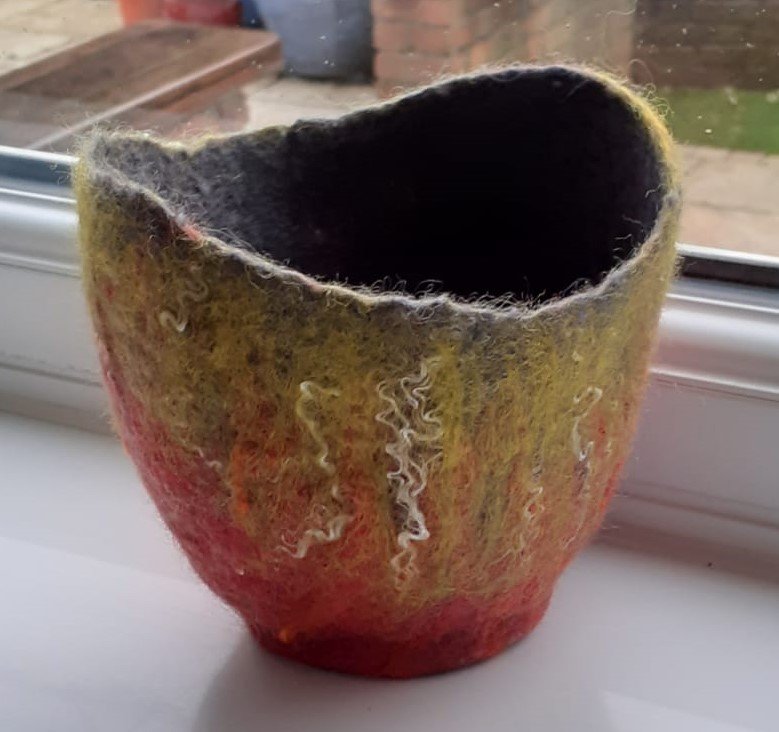 Wet felting with Fredericka Price
