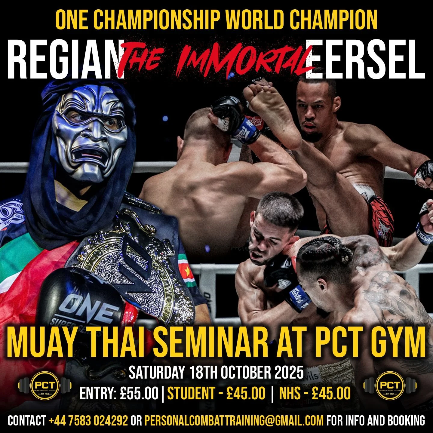 One Championship 10X World Champion - Regian -The Immortal - Eersel Seminar
