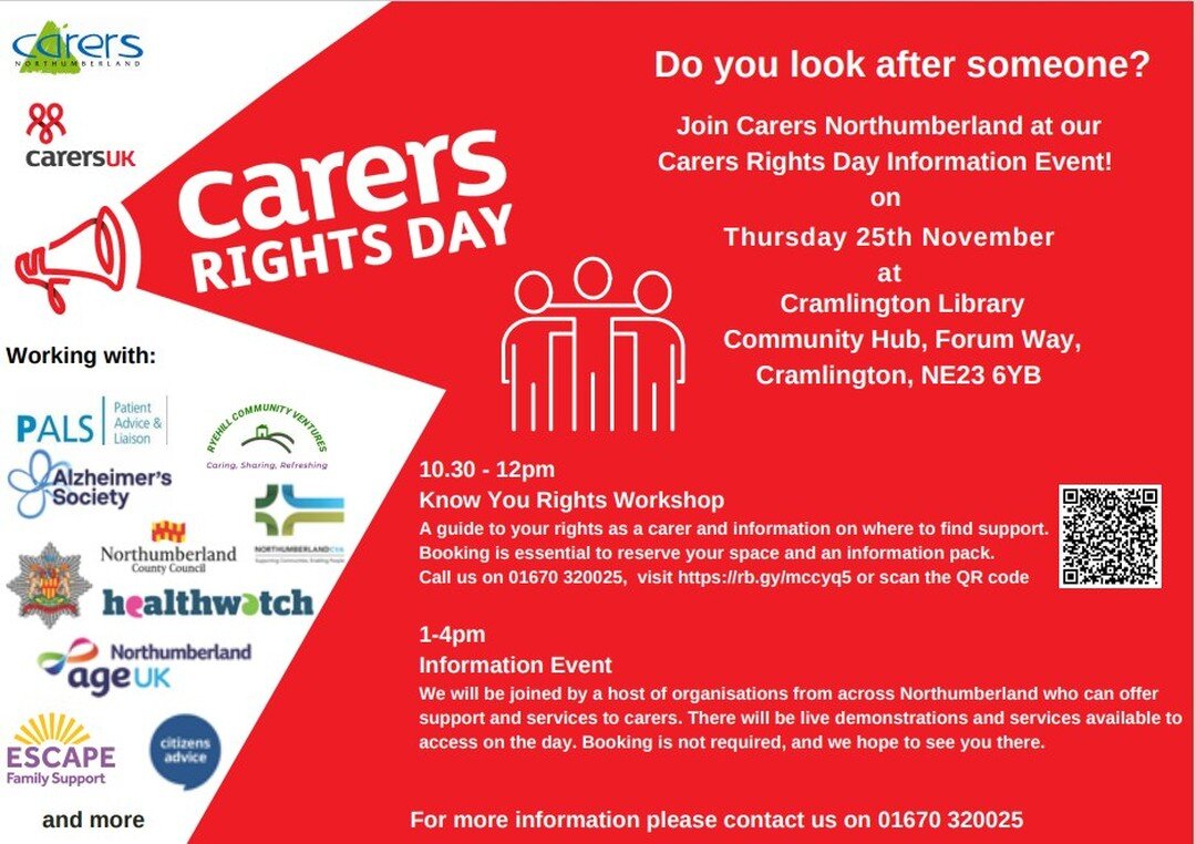 Looking after someone? Know your rights #CarersRightsDay

It is important for our organisation to support good causes and today we are raising awareness about Carers Rights Day.

It has been a difficult year for many people, especially for people who