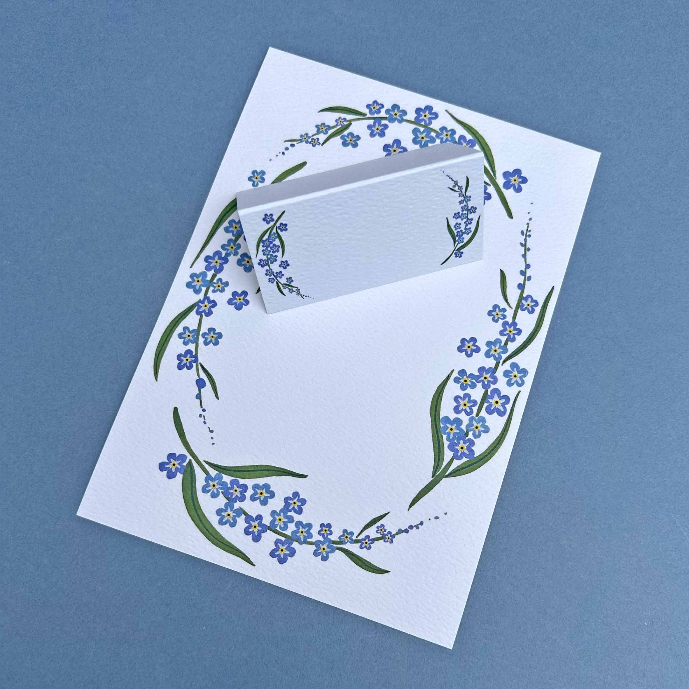 Mini Mae studio - placecards and menus - handmade in Kent