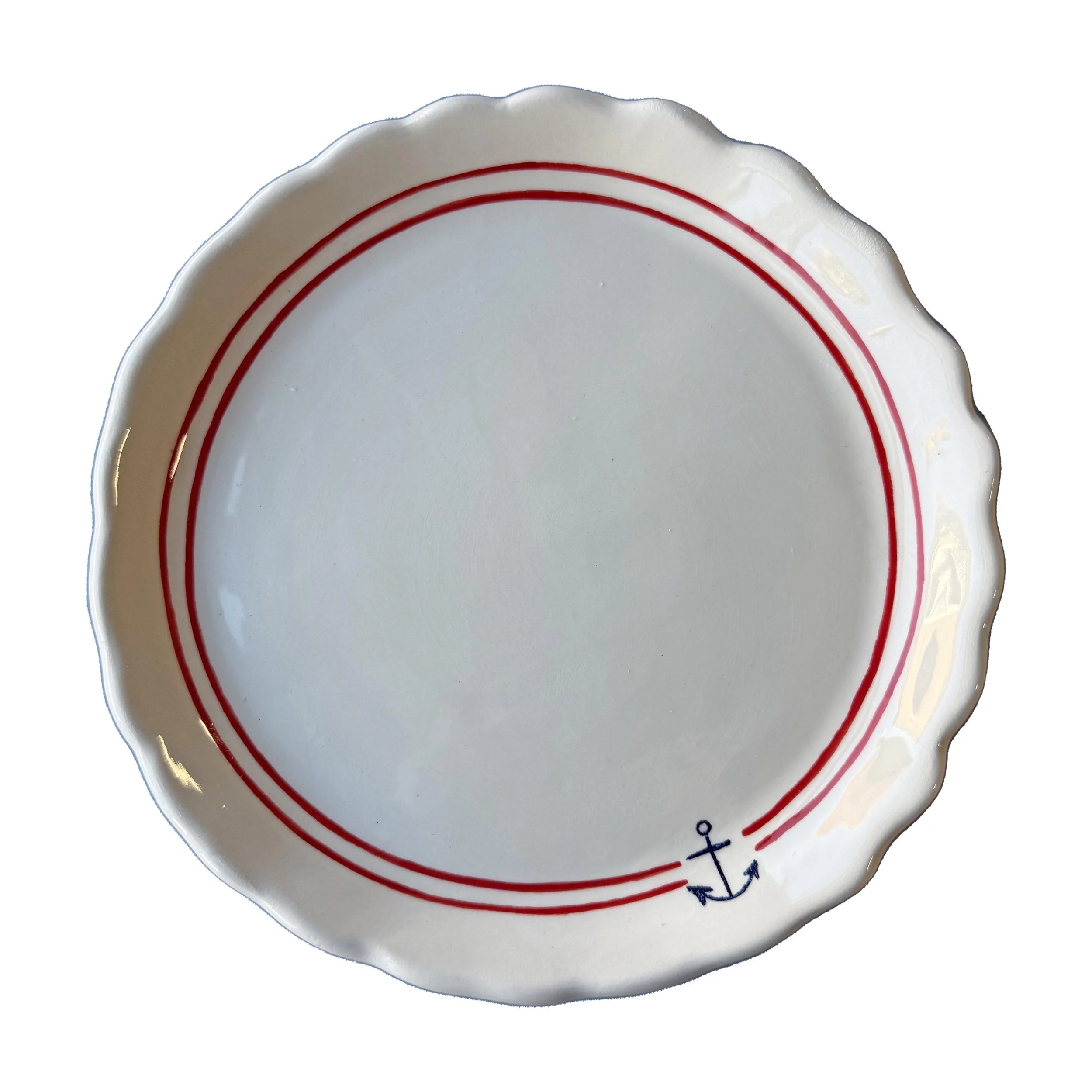 Anchor & Stripe Seaside Side Plate