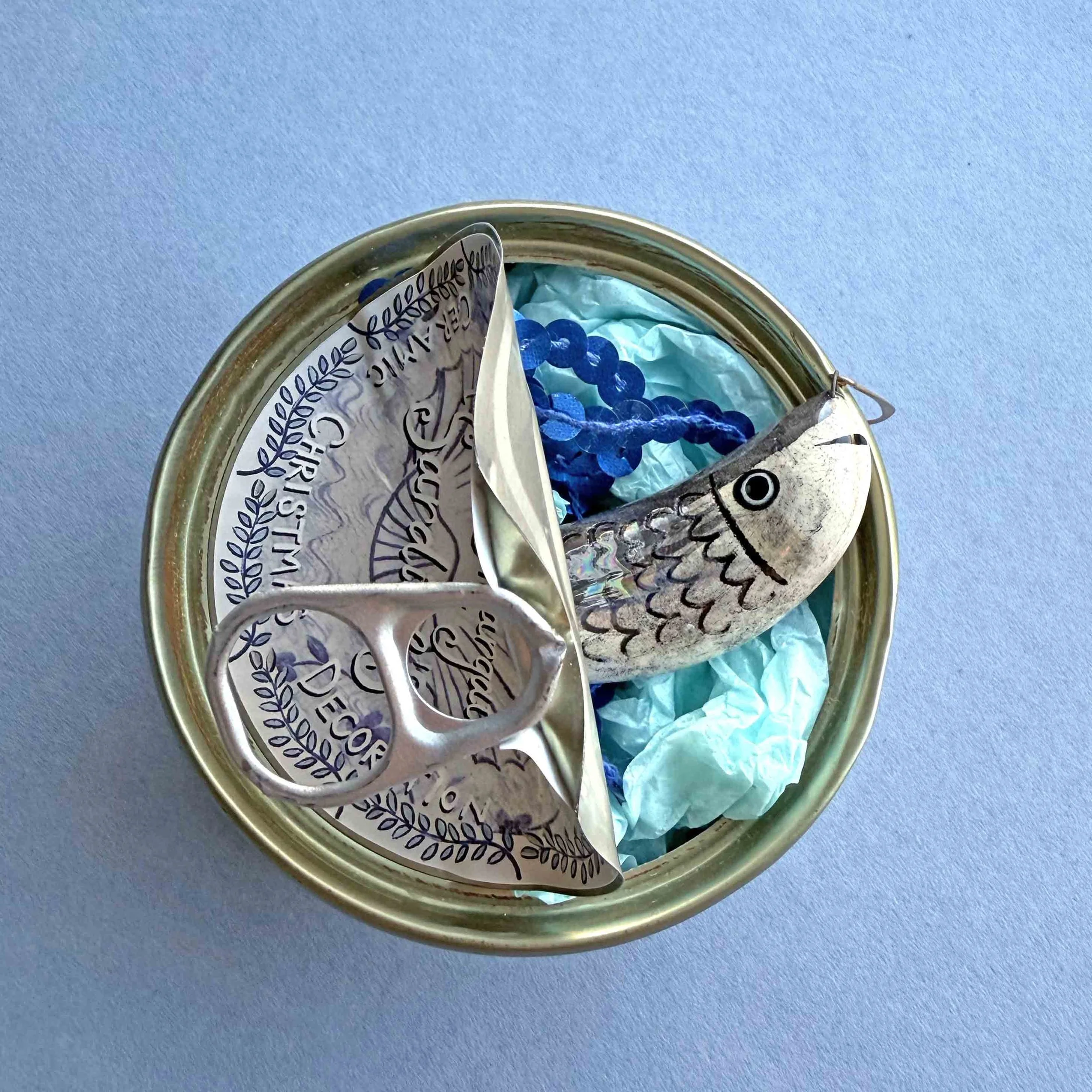 Sardine Fish Christmas Decoration