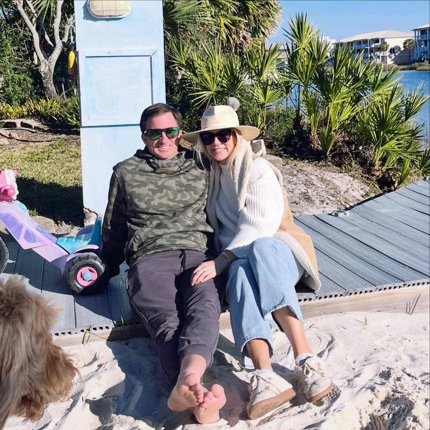 A little bit of beach and a little bit of woods.