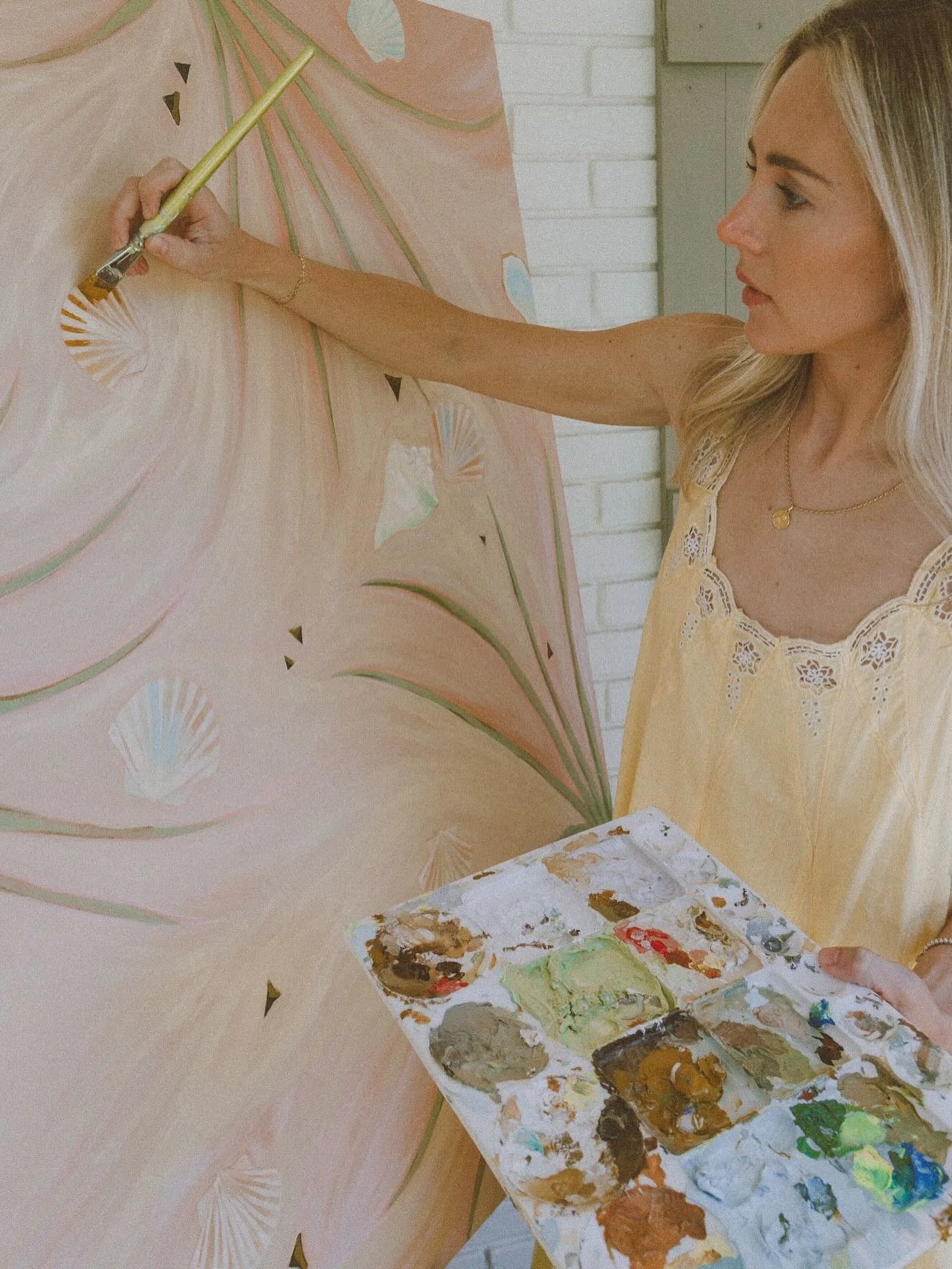 Something I am really excited to share more about is the collection of work I have been painting over the last few months. Inspired by the tides, organic shapes, and colors of summer on the Gulf Coast. Stay tuned for more info on the show coming so s