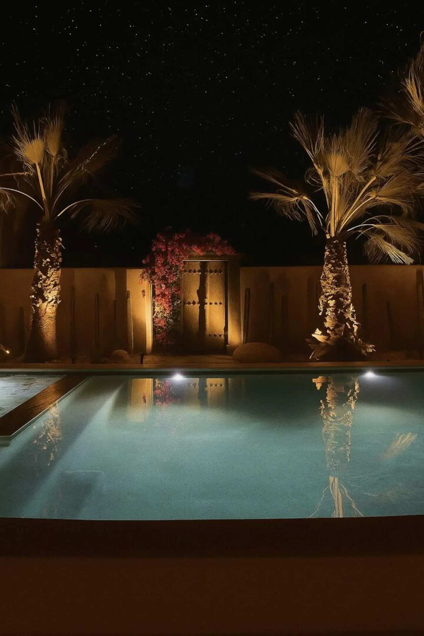 floral installation at Saguaro Ridge estate
