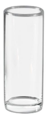Empty transparent glass