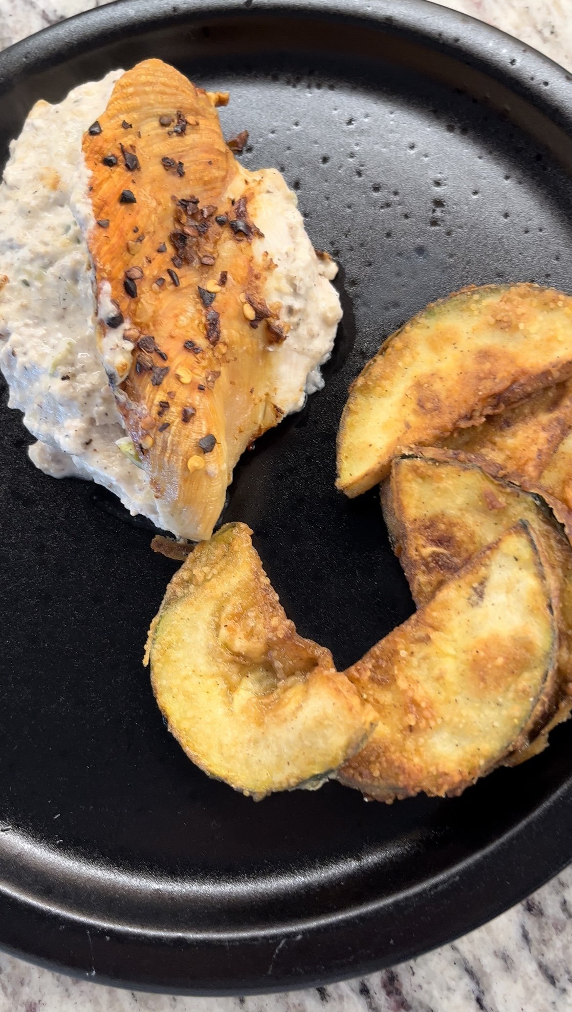 Air Fryer Stuffed Chicken