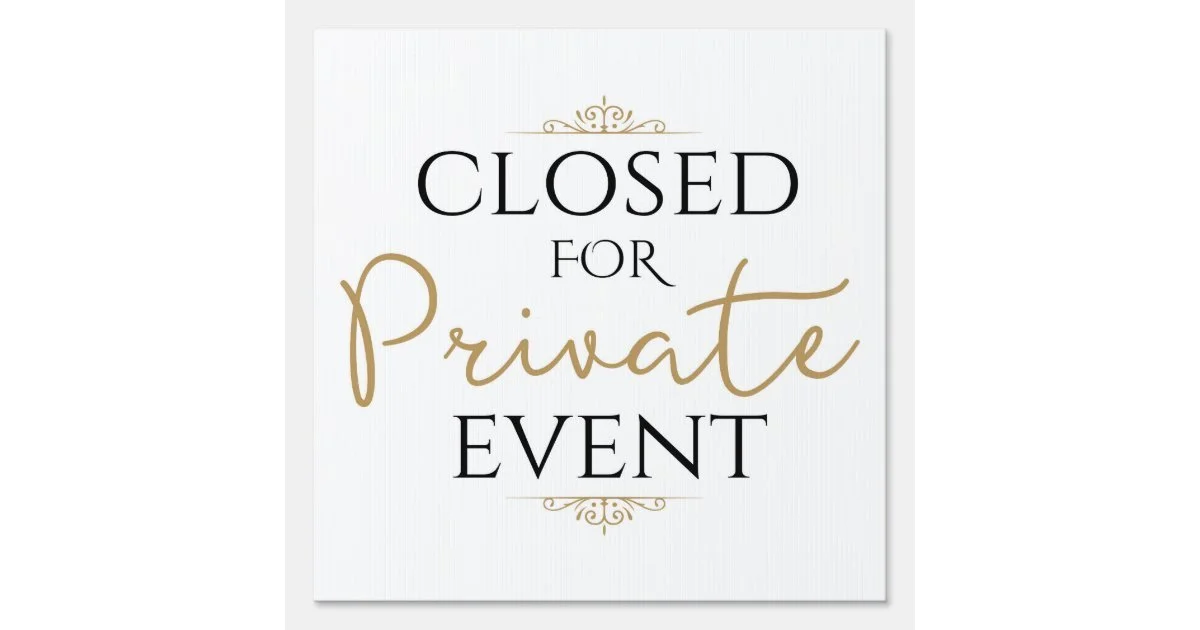catering - private event