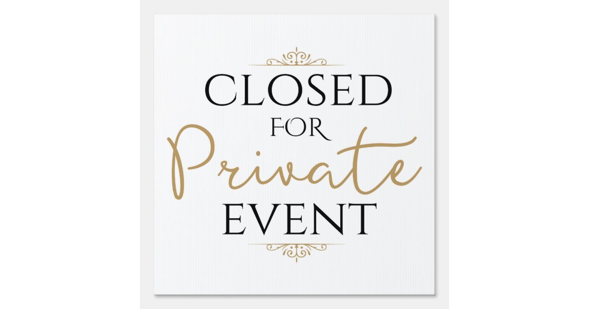 Private event
