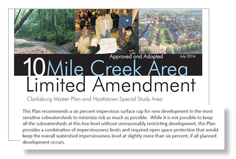 Press Release Montgomery County Planning Board decision violates the Clarksburg Master Plan