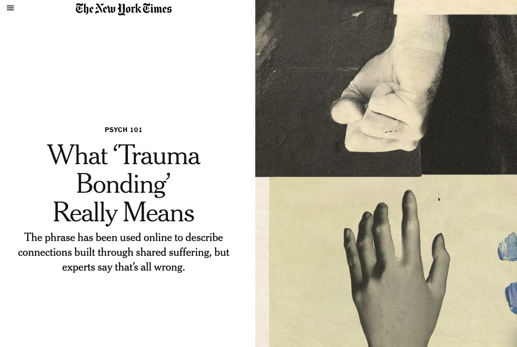 Trauma Bonding: What It Really Means — and Why It Matters