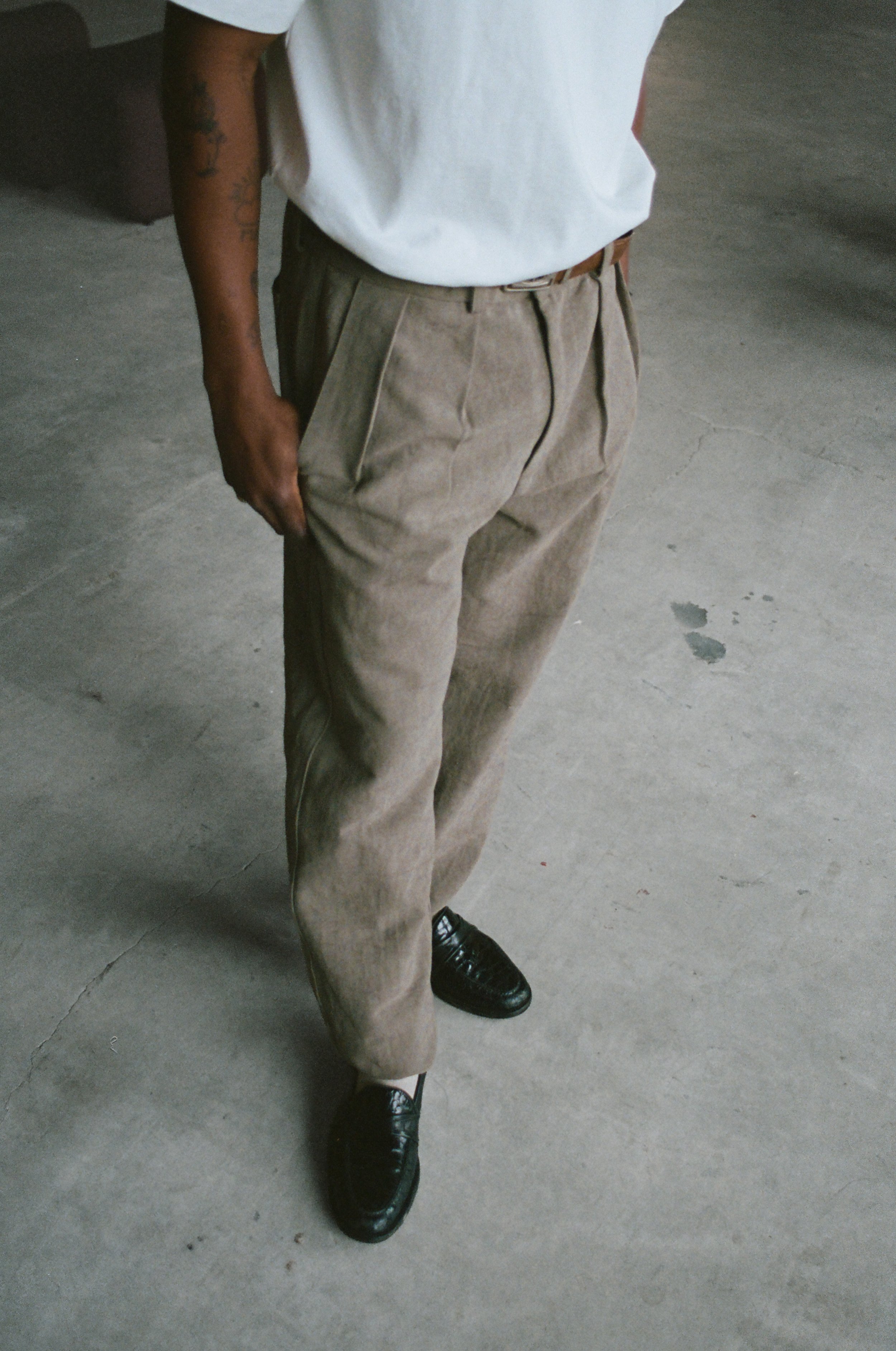 TWO PLEAT TROUSERS TAUPE.jpg