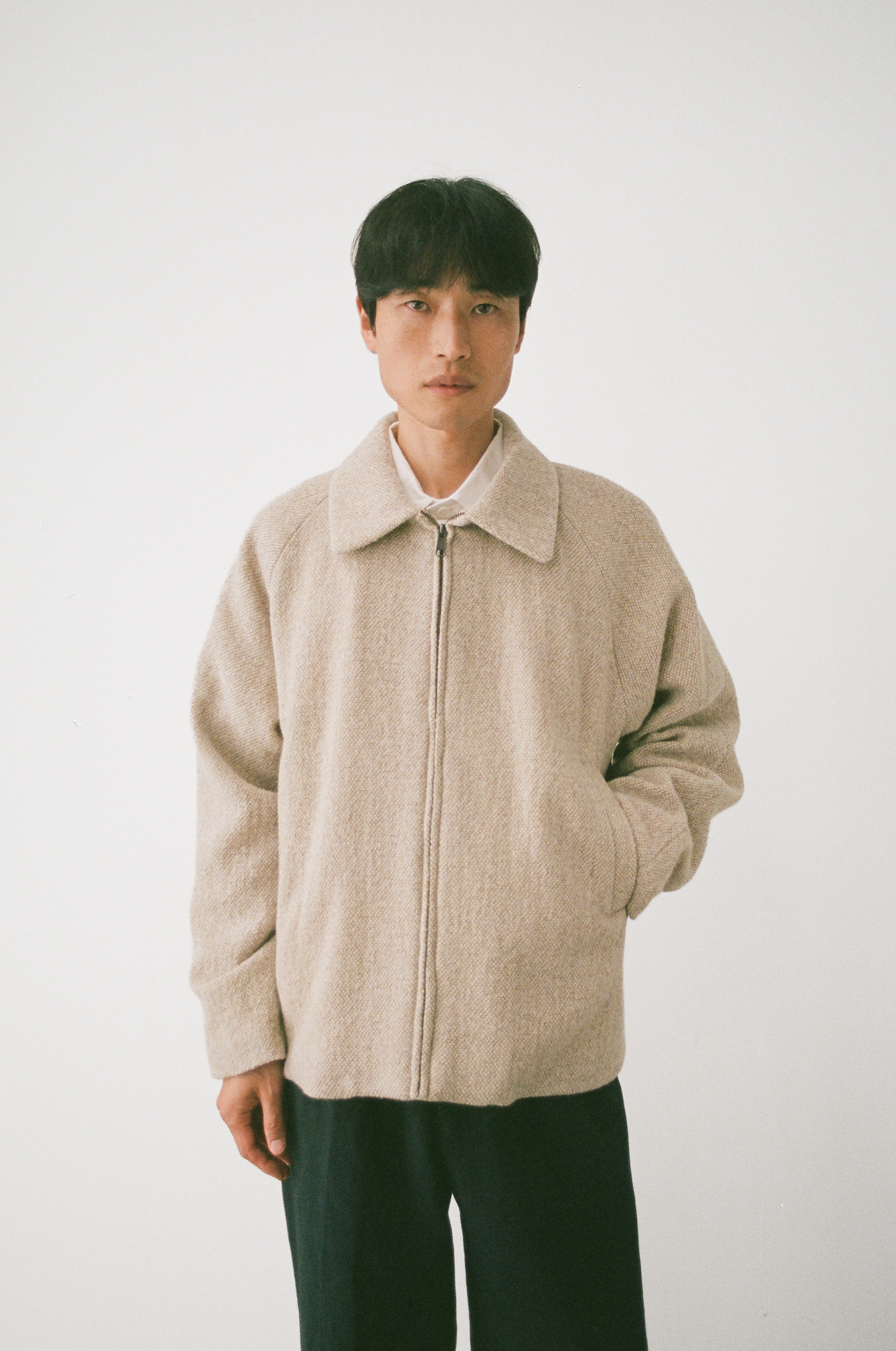 HIGHLAND COAT - UNDYED BEIGE