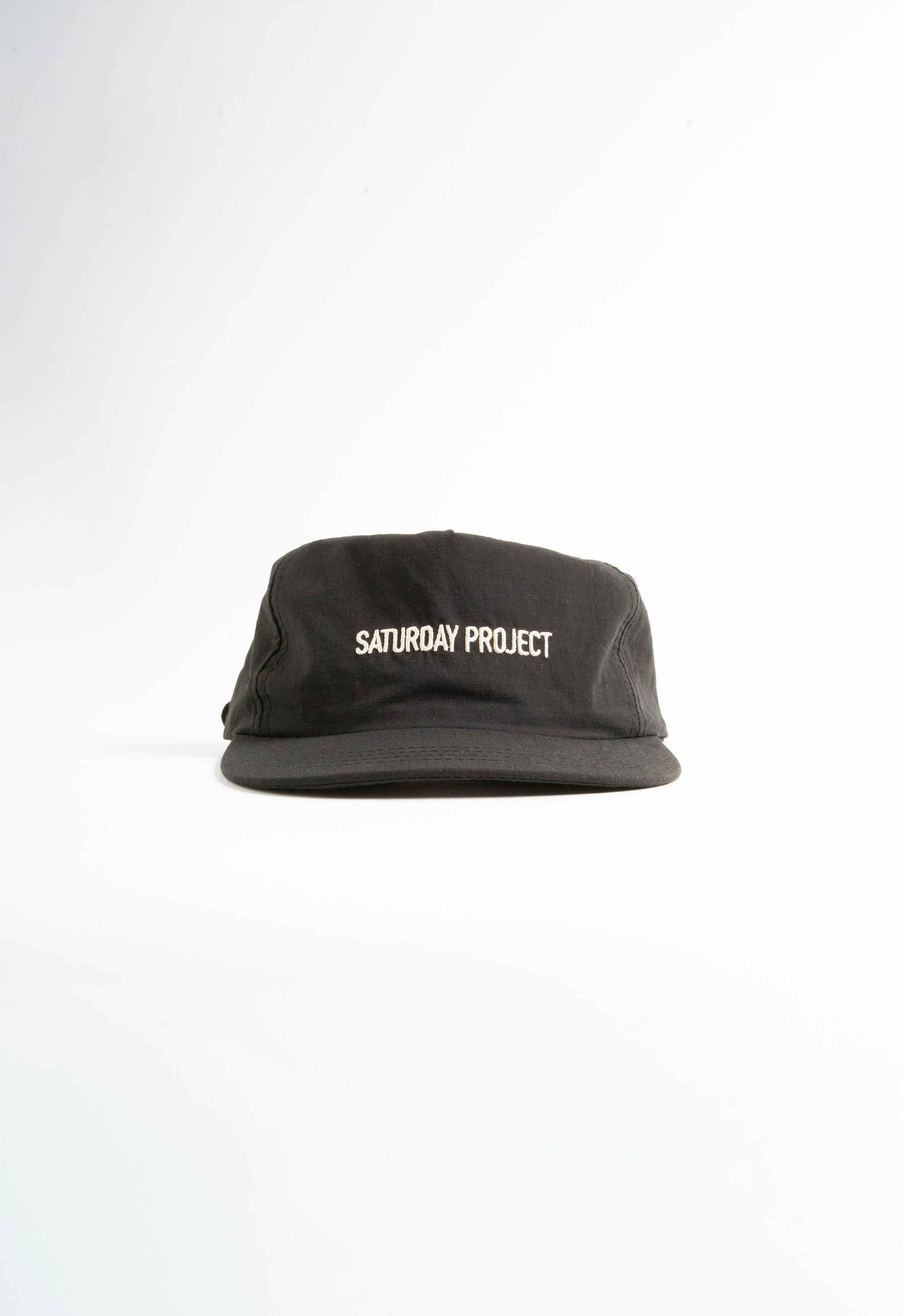 LOGO HAT - BLACK RIP STOP