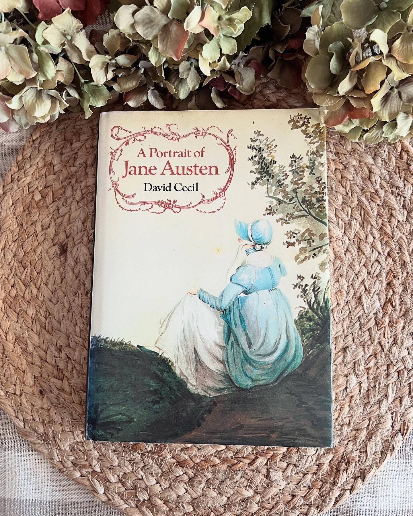 &ldquo;A Portrait of Jane Austen&rdquo; by David Cecil, 1978

Excellent work bringing Jane Austen to life. 

Hardcover with dust jacket. Excellent condition. 
&bull;
&bull;
$9 + shipping 
&bull;
&bull;
Please comment me, mine, 🙋🏻&zwj;♀️, or sold to