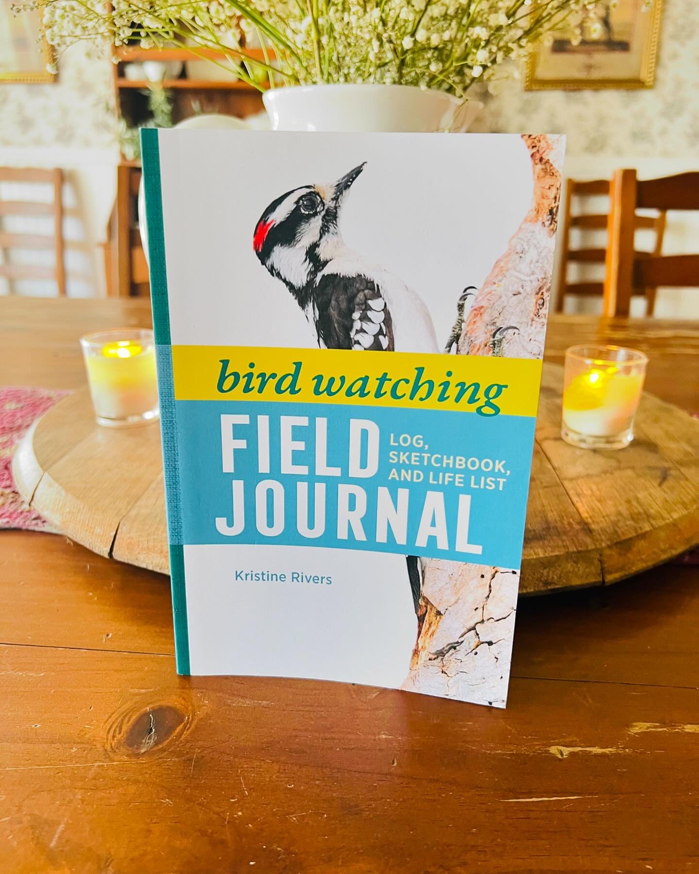 &ldquo;Bird Watching Field Journal: Log, Sketchbook, and Life List&rdquo; by Kristine Rivers, 2022

Excellent blank journal to take with you when you&rsquo;re out bird-watching. This gives lots of space to write down observations. Paired with a bird 