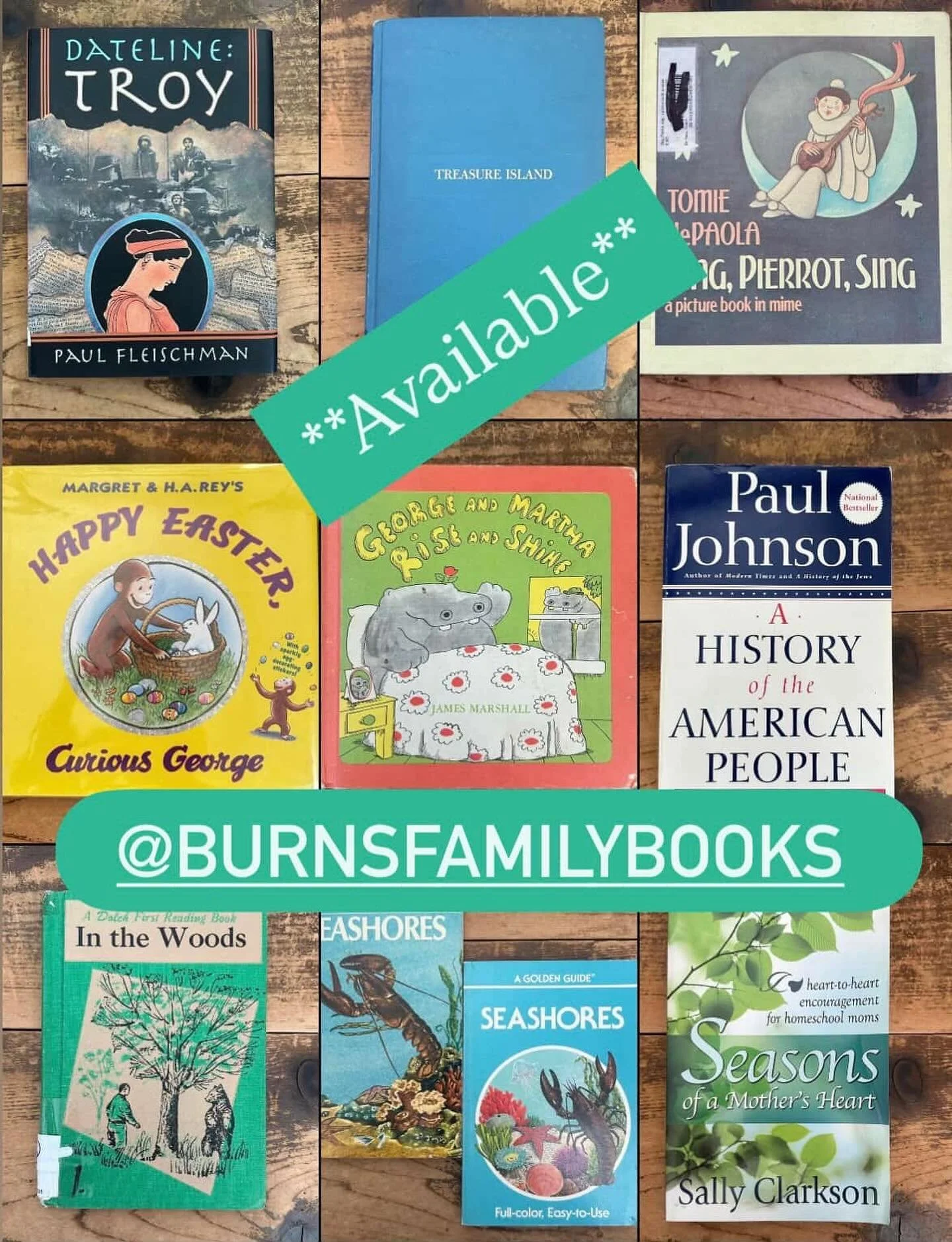 **Shop Share!**

These beauties are all still available at @burnsfamilybooks