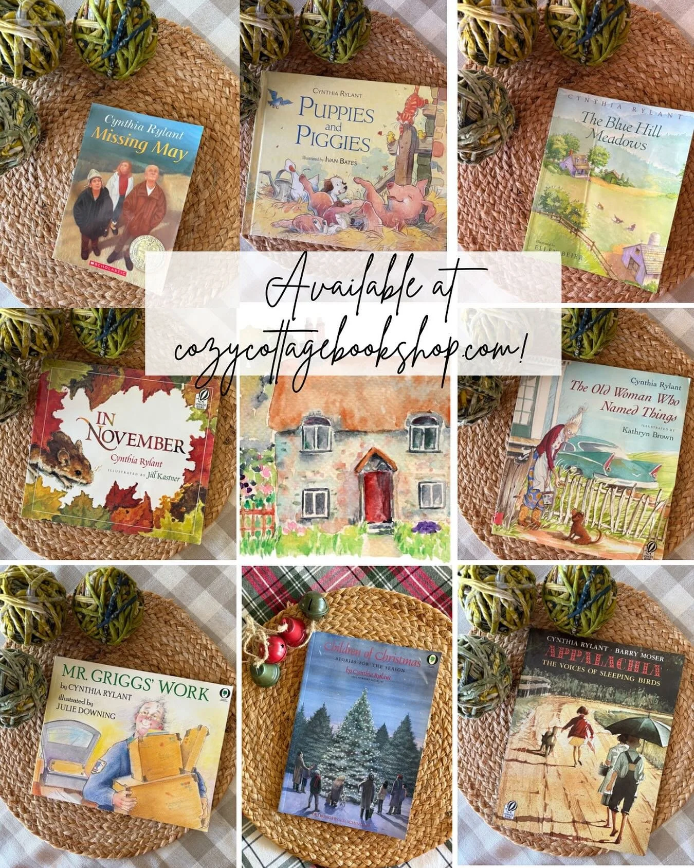 Cynthia Rylant books are one of the three new collections featured in October&rsquo;s book drop!

These are all available over at the Cottage&rsquo;s website!