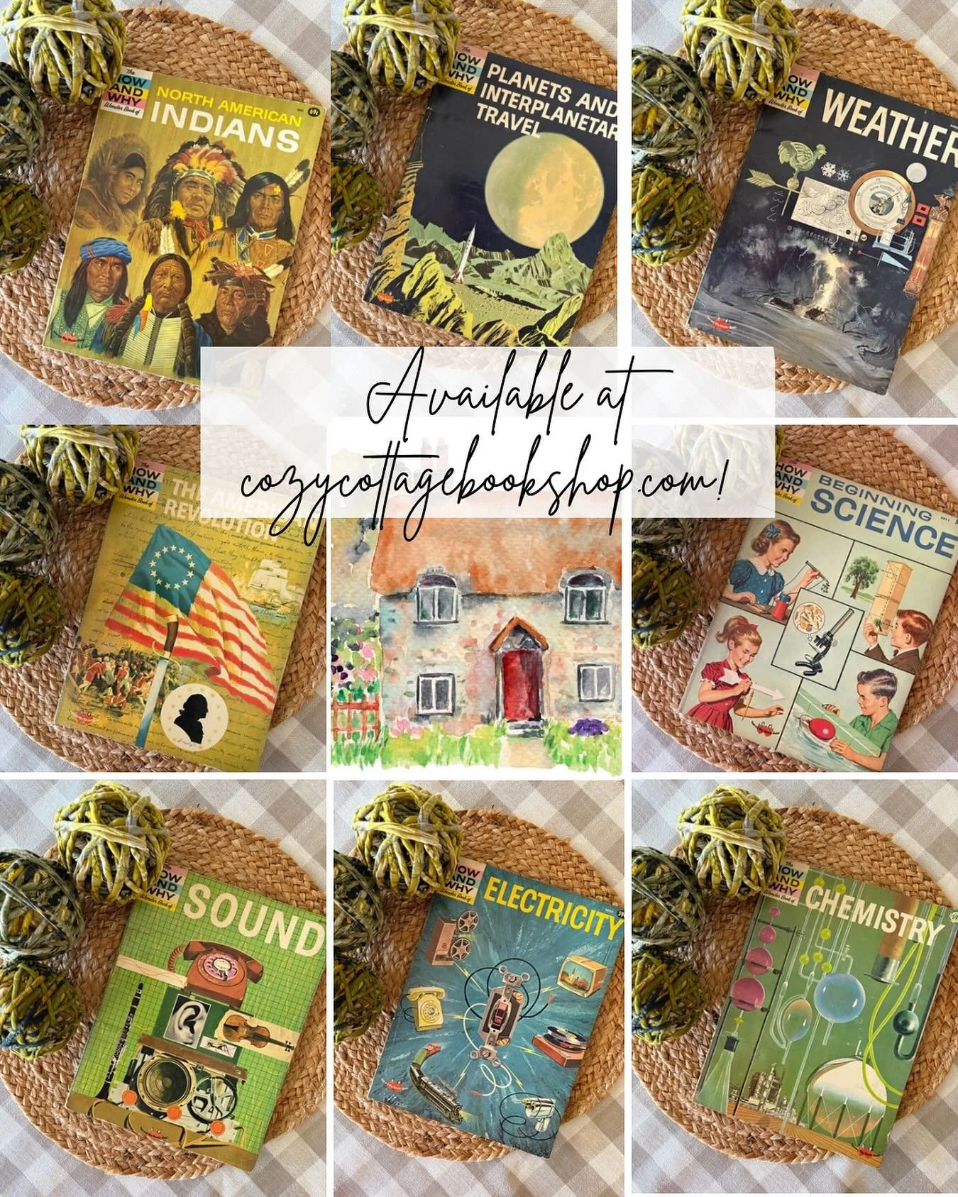 October Book Drop&rsquo;s third collection is full of vintage How and Why Wonder Books, both historical and scientific!

Pop over to the Cozy Cottage to find these treasures to add to your home library!