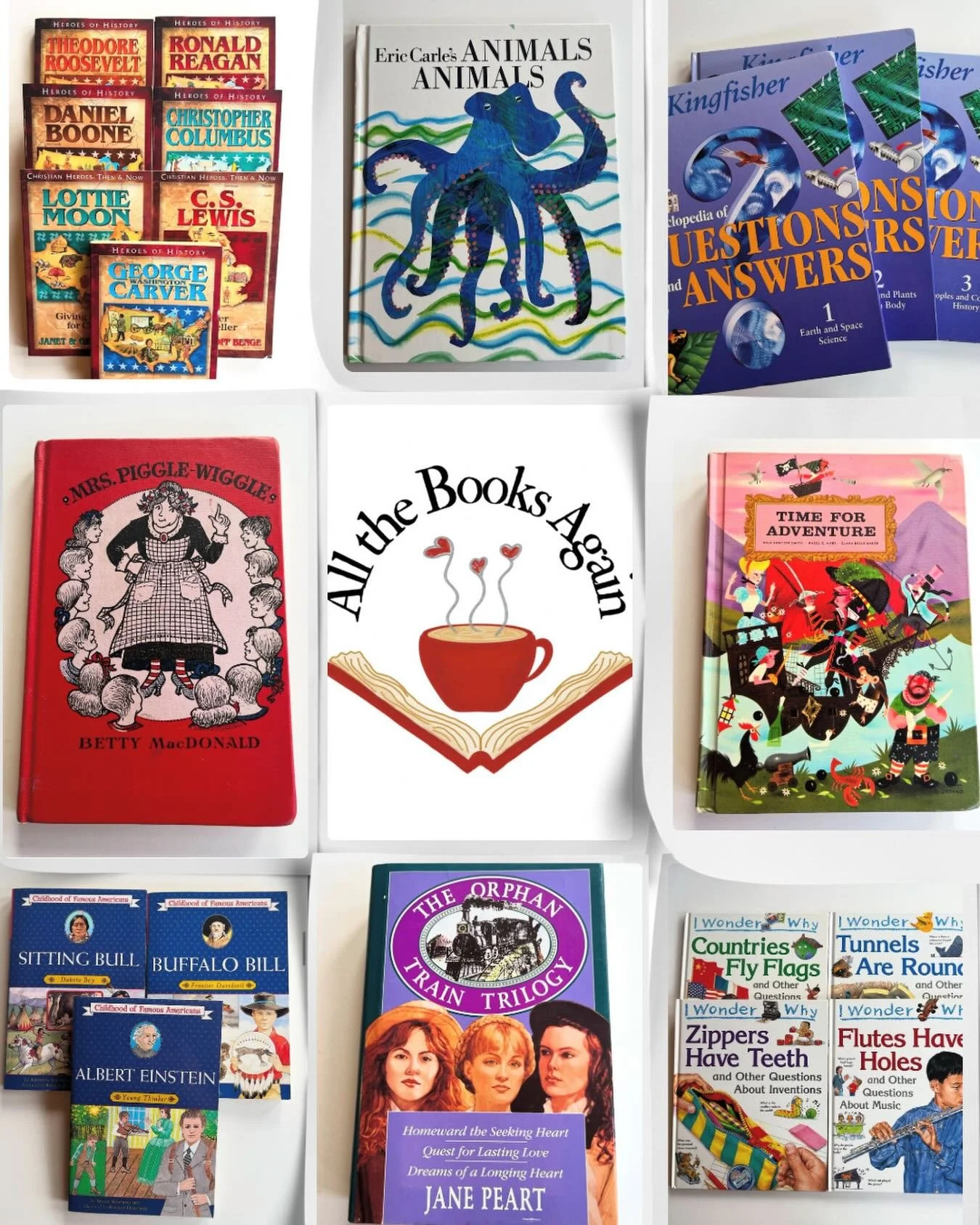 **Shop Share!**

So many good ones to be snatched up over at @allthebooksagain ! I especially love that vintage copy of Mrs. Piggle-Wiggle!