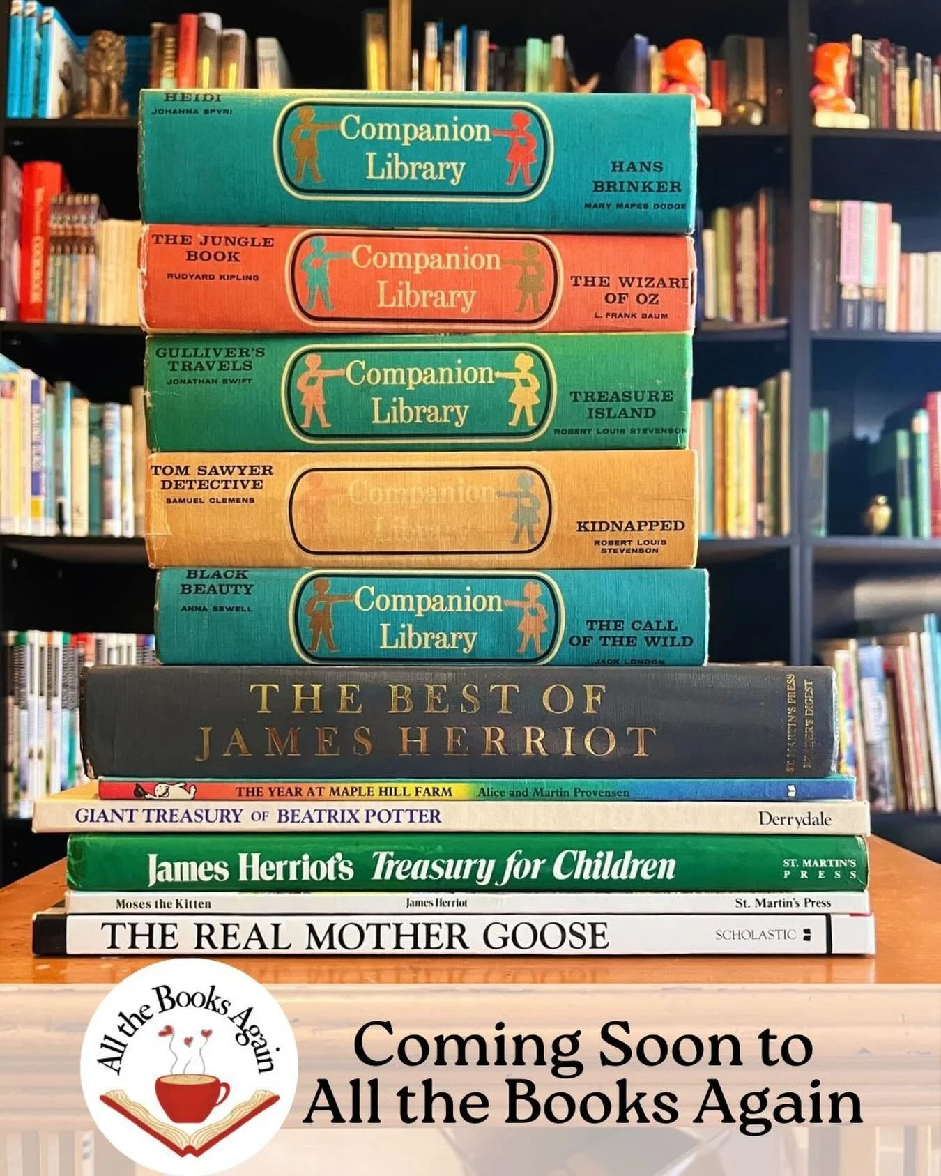 **Shop Share!**

I just love these Companion Library Classics (and others!) coming to @allthebooksagain