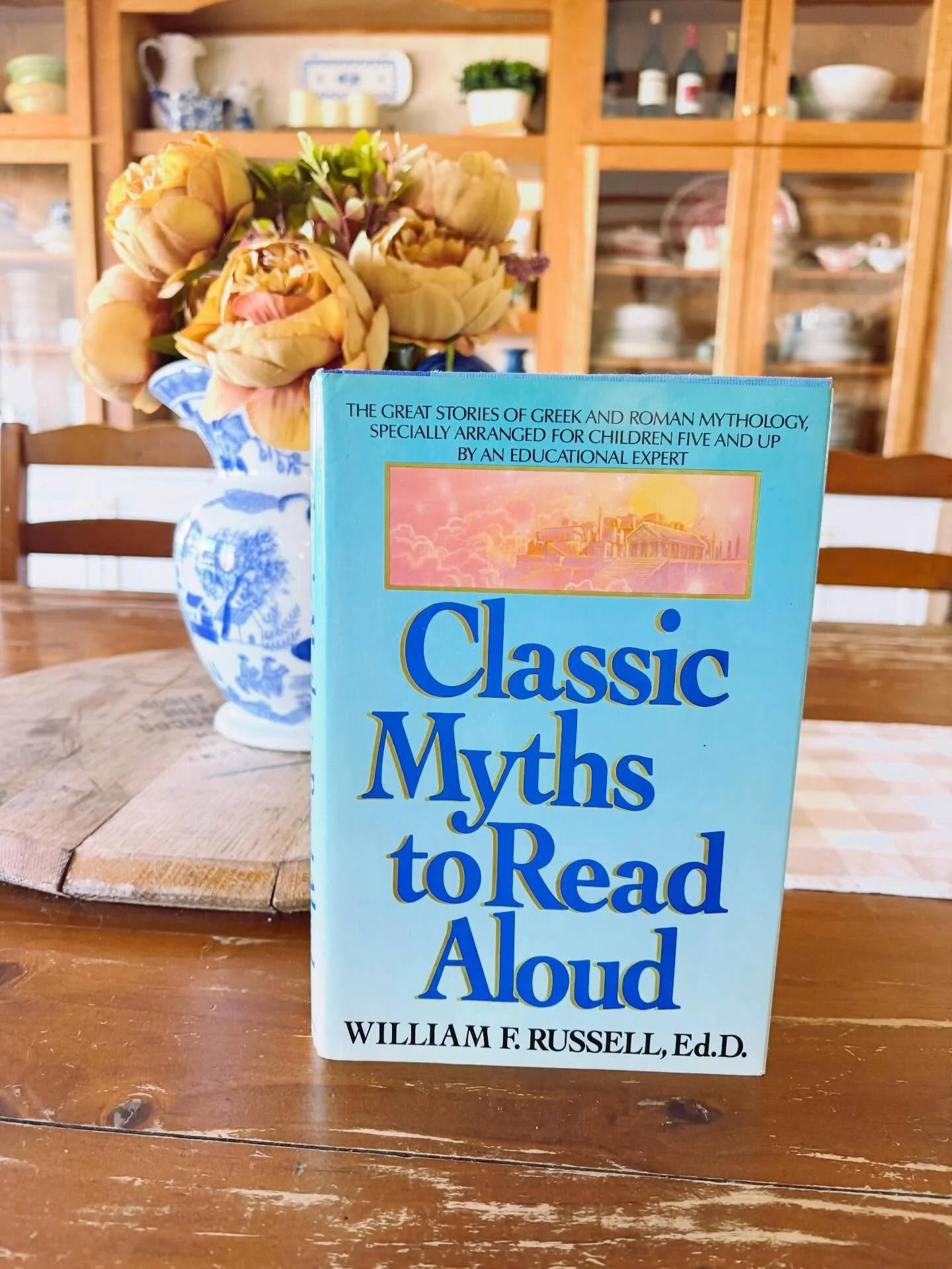 &ldquo;Classic Myths to Read Aloud&rdquo; by William F. Russell, Ed.D., 1989

&ldquo;The most complete collection of myths for kids aged five and up, this is the perfect book to raise your child&rsquo;s level of cultural literacy&mdash;and your own! 