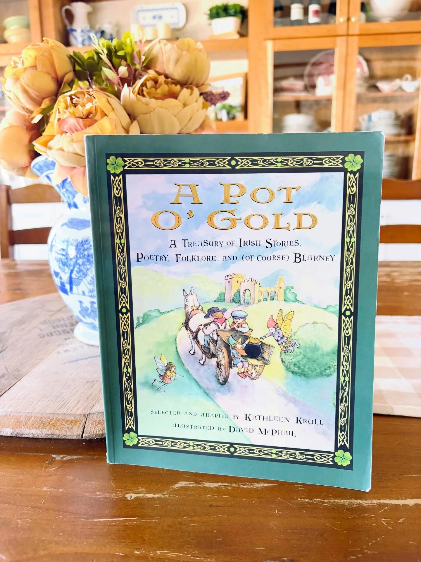 &ldquo;A Pot O&rsquo; Gold: A Treasury of Irish Stories, Poetry, Folklore, and (Of Course) Blarney&rdquo; selected and adapted by Kathleen Krull, 2004

&ldquo;Though it may only be a small emerald isle, Ireland&rsquo;s heritage is very large indeed. 