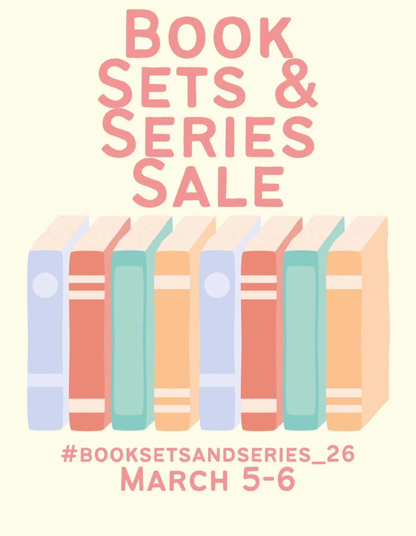 I&rsquo;m so looking forward to next week&rsquo;s sale!

The #booksetsandseries_26 sale is the perfect place to add to an already existing collection or start a new one!

Lovely shops posting are:

@burnsfamilybooks @growing.roots.academy @catty_anti