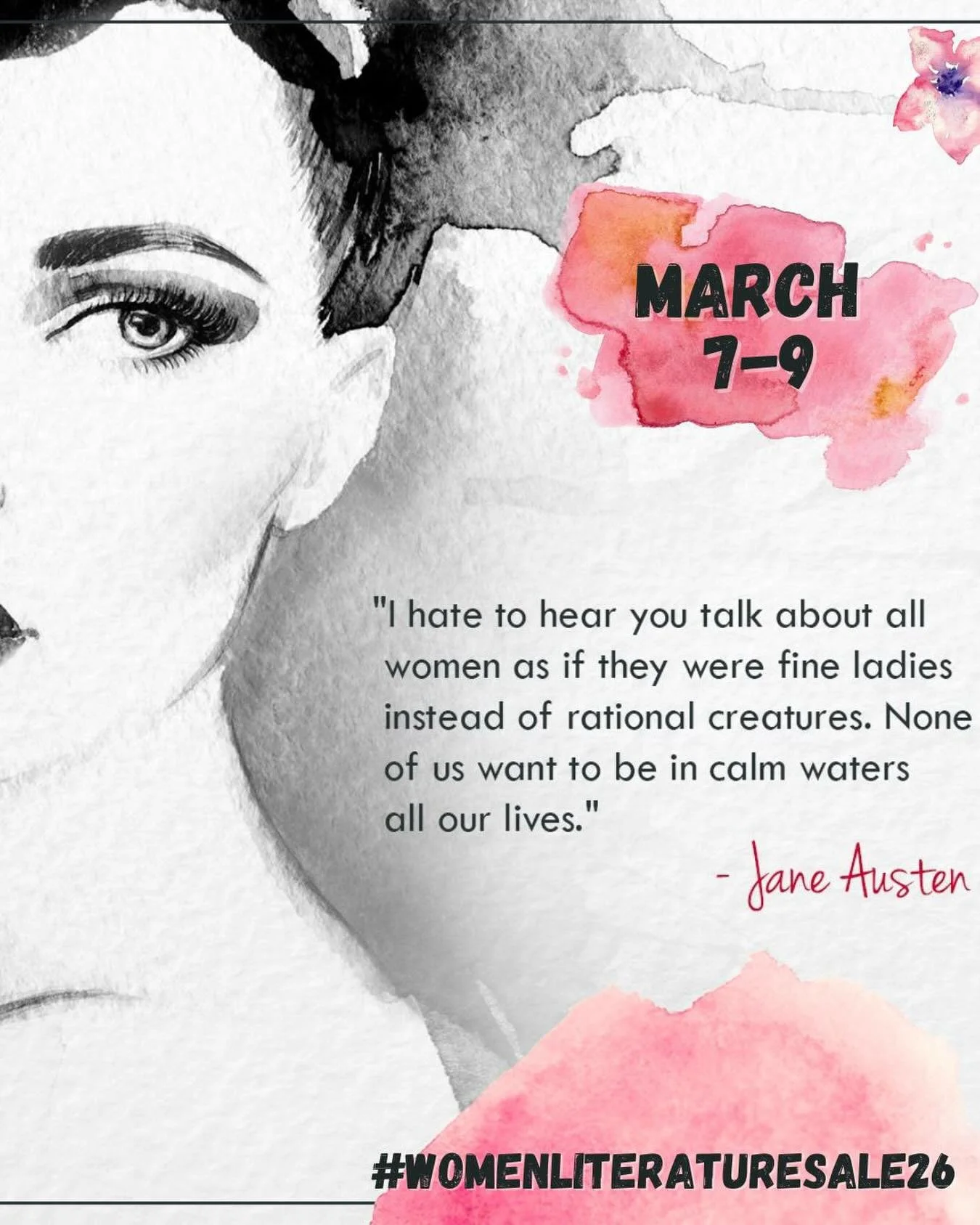 Coming Saturday and Monday! The #womenliterature26 sale will be a perfect sale to shop for books that celebrate women!

The sale is Sat-Mon, and I&rsquo;ll be posting my portion on Saturday and Monday. 

Shop all of these booksellers during those day