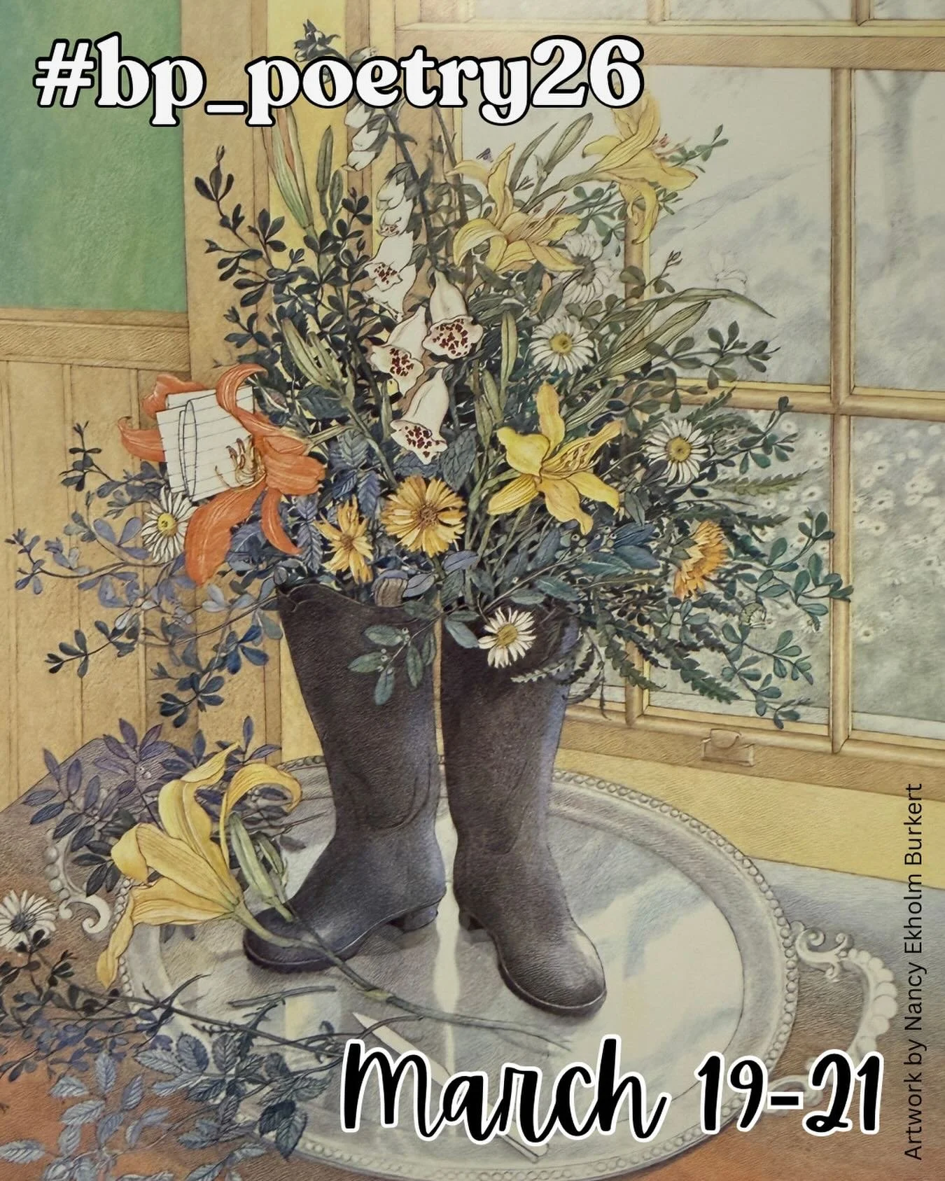 Beautiful poetry books are coming next week during the #bp_poetry26 sale, March 19th-21st!

Other shops that are posting are:

@abbiecanread 
@burnsfamilybooks
@cozycottagebookshop 
@dustbunny_bookstore 

@hallslivingbooks
@overflowbookshelf 
@retror