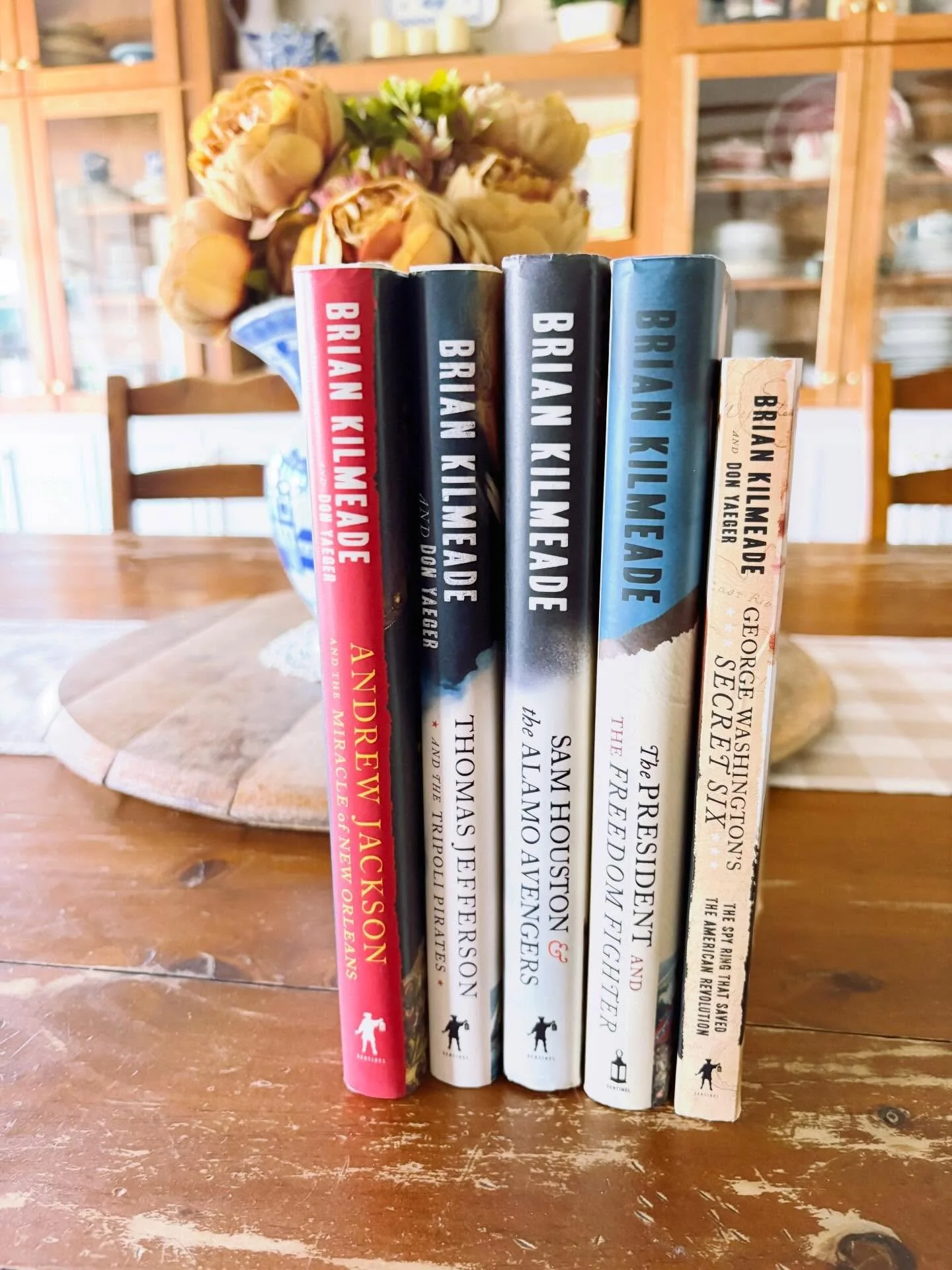 Brian Kilmeade Collection 2014-2021

Excellent history series! 

&ldquo;Andrew Jackson and the Miracle of New Orleans&rdquo; - hardcover, like new $7.50

&ldquo;Sam Houston &amp; the Alamo Avengers&rdquo; - hardcover, like new $7.50

&ldquo;Thomas Je