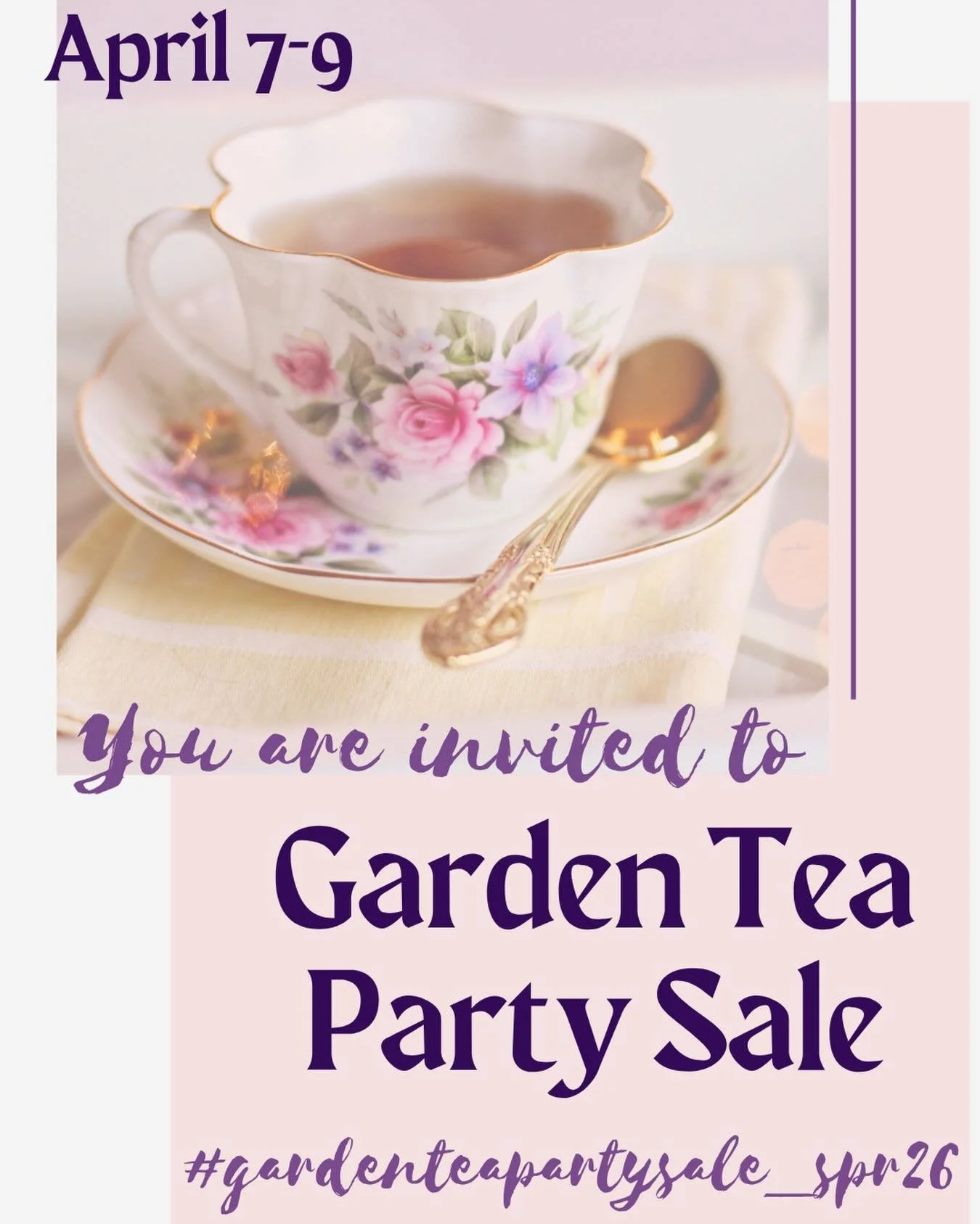 The teapot is warming up, cups are waiting to be filled, and lovely books are excited to be headed off to their new homes!

All of these splendid shops will be posting April 5-7 for the #gardenteaparty_spr26 sale:

@wonder_stone_books
@overflowbooksh