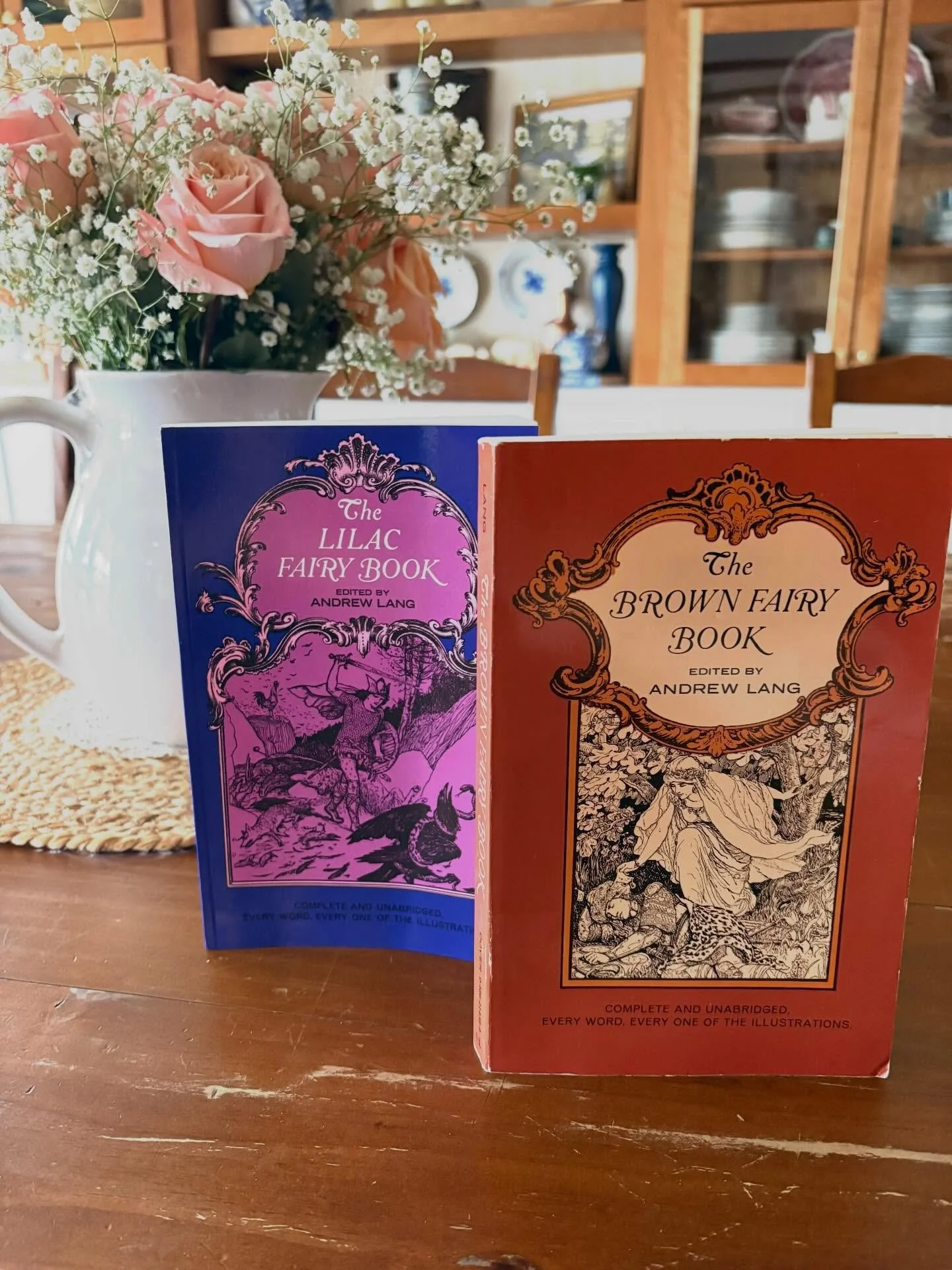 &ldquo;The Brown Fairy Book&rdquo; and &ldquo;The Lilac Fairy Book&rdquo;, edited by Andrew Lang, 2023

Brown - &ldquo;32 folk tales from American Indians, Australian Bushmen, African Kaffirs, India, Persia, Lapland, Brazil, India, New Caledonia and 