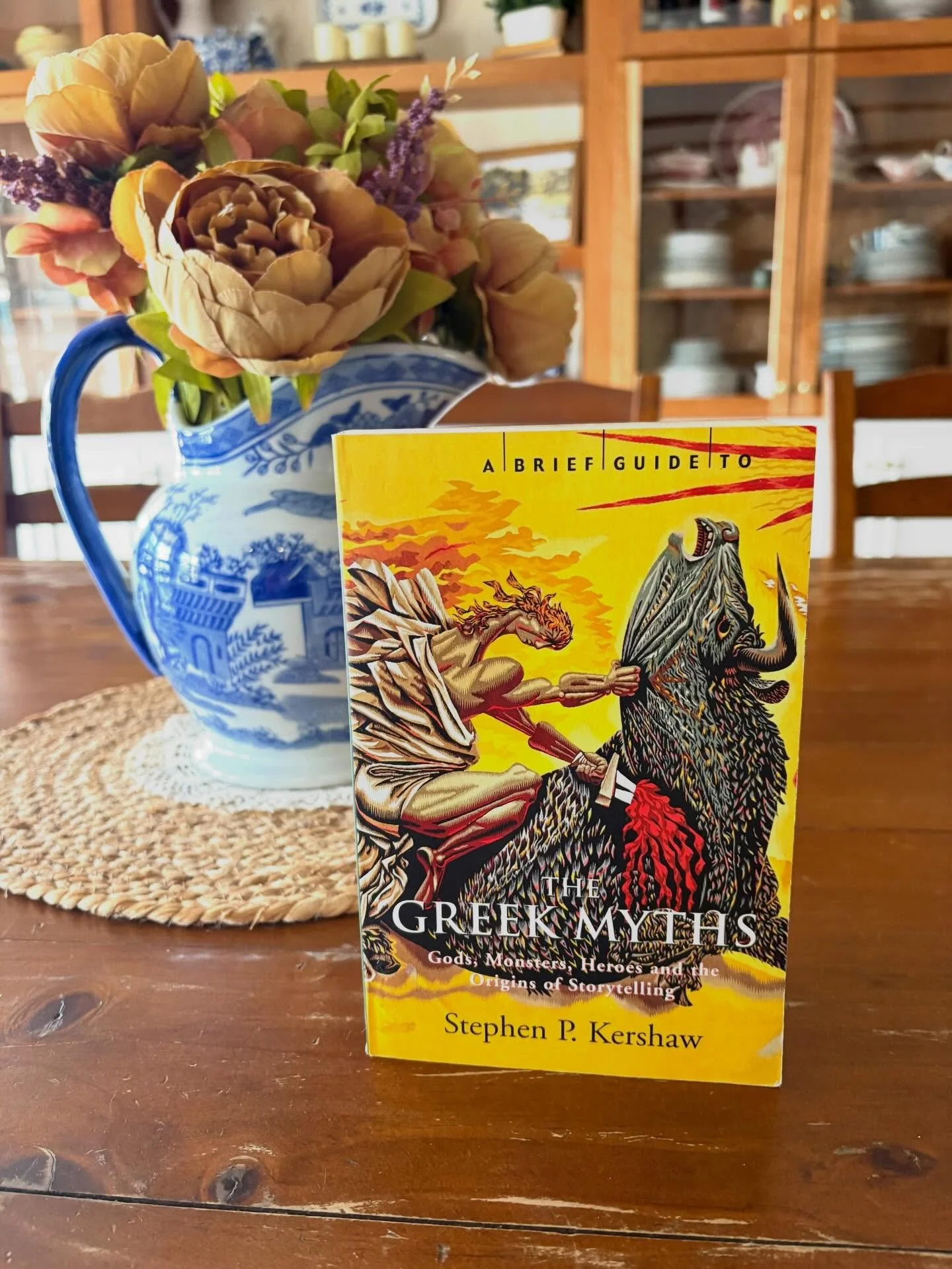 &ldquo;A Brief Guide to the Greek Myths: Gods, Monsters, Heroes, and the Origins of Storytelling&rdquo; by Stephen P. Kershaw, 2007

Not only is this a retelling of some of the best known and loved of the Greek myths, but the author also shows how th