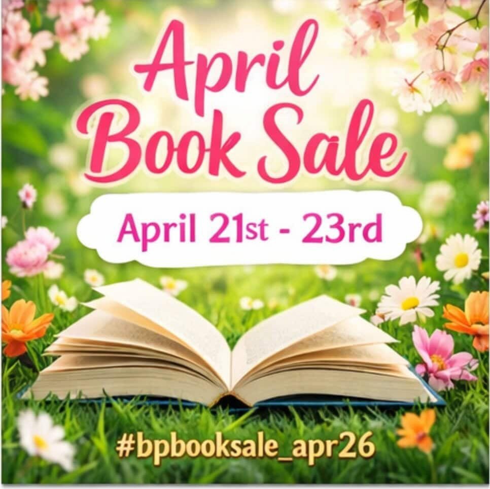 I do so love this monthly un-themed see! It&rsquo;s three days of book and paper goodness!

April 21-23 is the #bpbooksale_apr26 and all of these wonderful sellers are participating:

@milk_and_honey_books 
@overflowbookshelf 
@sevenacresbooks 
@dust