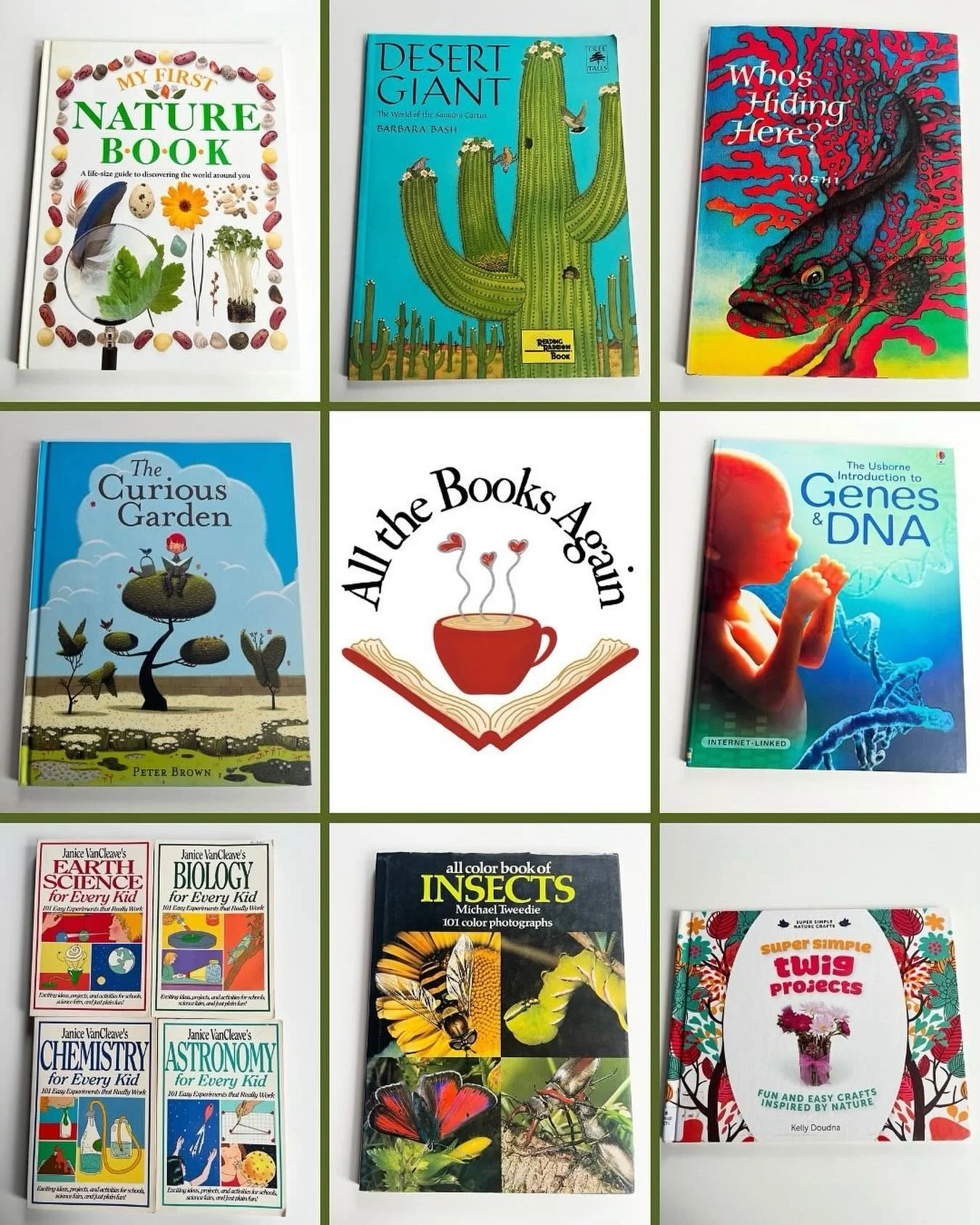 **Shop Share!**

So many great science and nature books to choose from @allthebooksagain