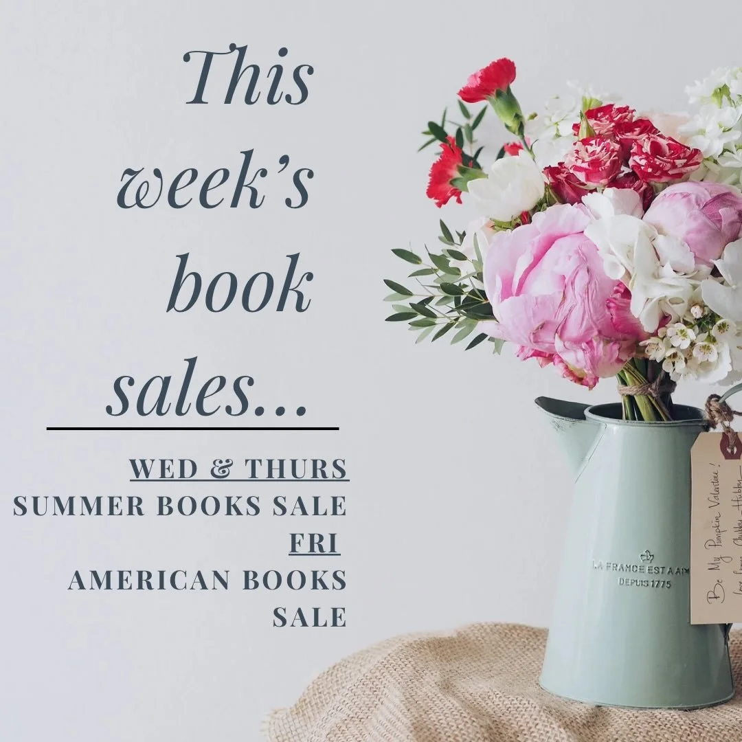 We&rsquo;re wrapping up the May sales this week!

Wednesday and Thursday are going to be chock-full of great summer-themed books and Friday will have previously posted American-themed books at sale prices!