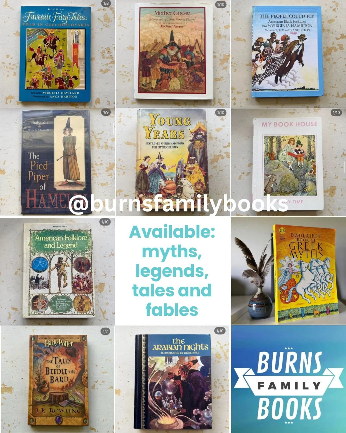 **Shop Share!**

@burnsfamilybooks has some great books available right now! I especially love all the fairy tales!