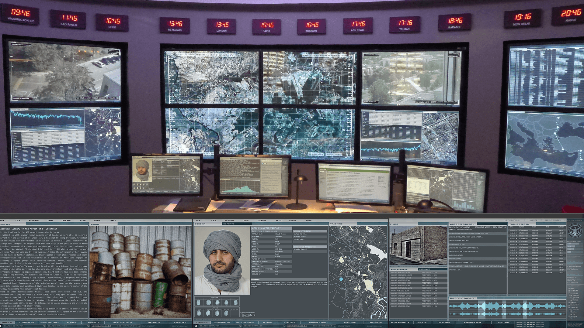 Black Dog Station software suite UI design / Madam Secretary