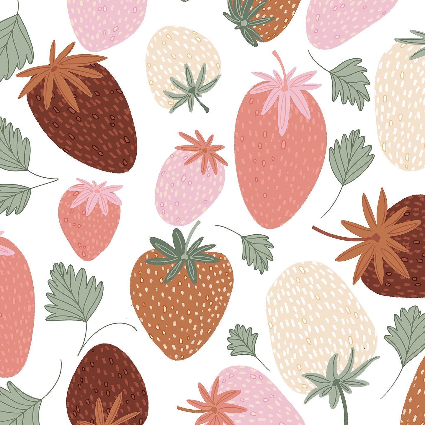 Fun little close up of my sketch from this past weekend. 🍓

One of my favorite things about summer is fresh strawberries! Growing up we had a large patch of strawberries growing underneath the shade of several large aspen trees. We would pick them e