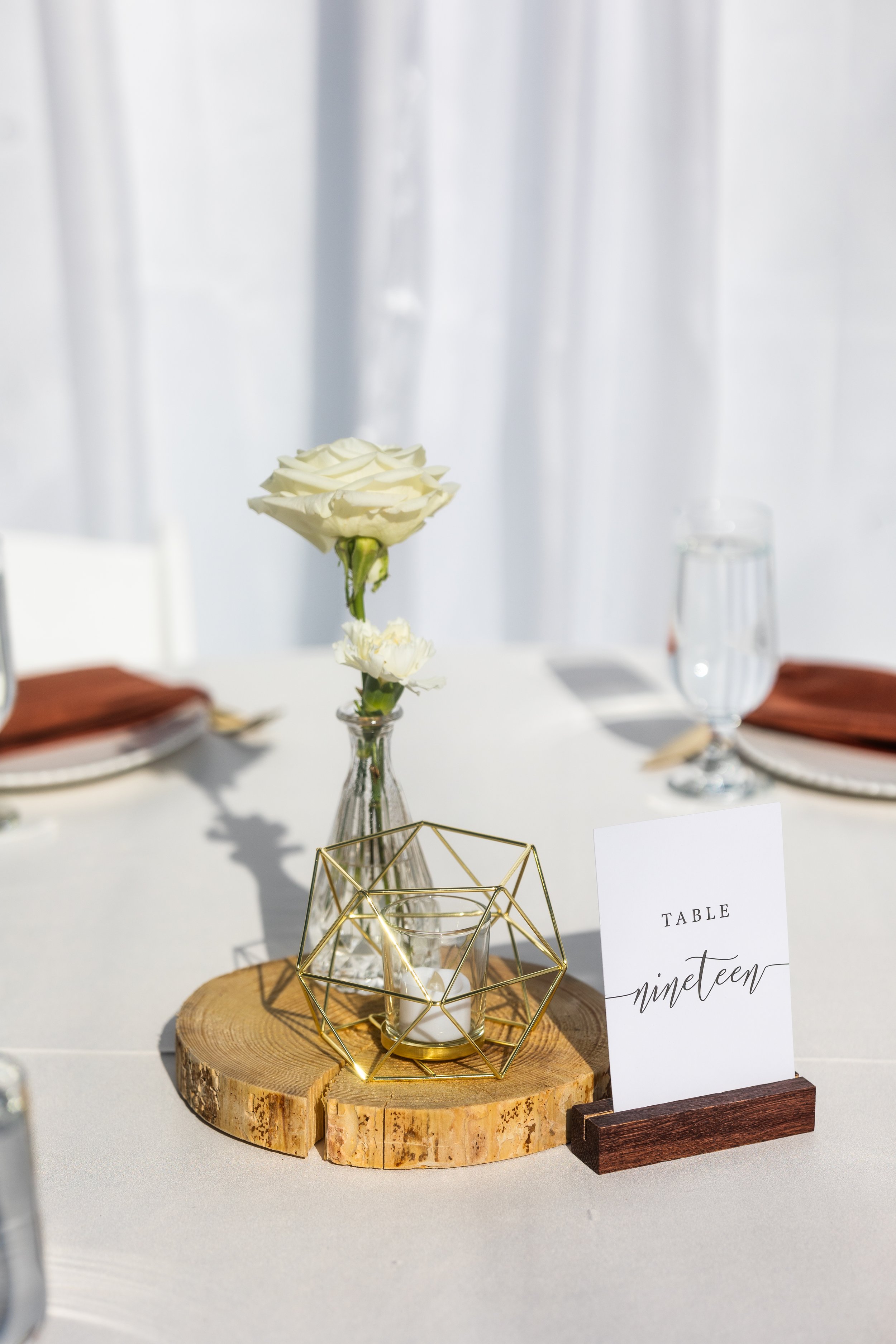 Gold Geometric Votive Candle Holder