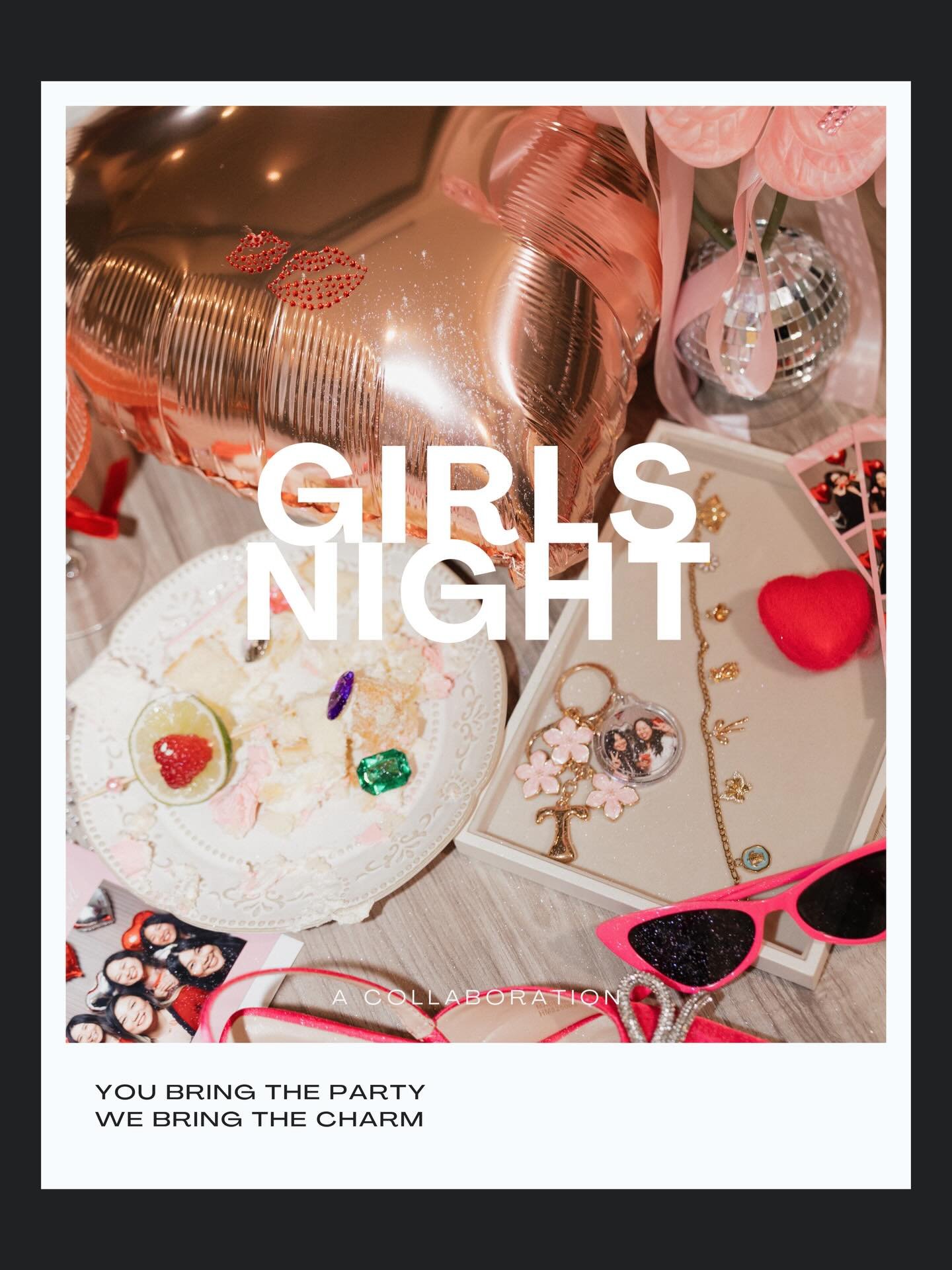 Formal request to have more girls night with Charm, Sparkle, and Cake ✨ Please and Thank You 💛

Planning: @miinori.co 
Sparkle Bar: @michellewight.hmu 
Mobile Charm Bar: @charmedbymiinori
Photobooth: @lsstudioseattle 
Cake: @tifacakeseattle 
Photogr