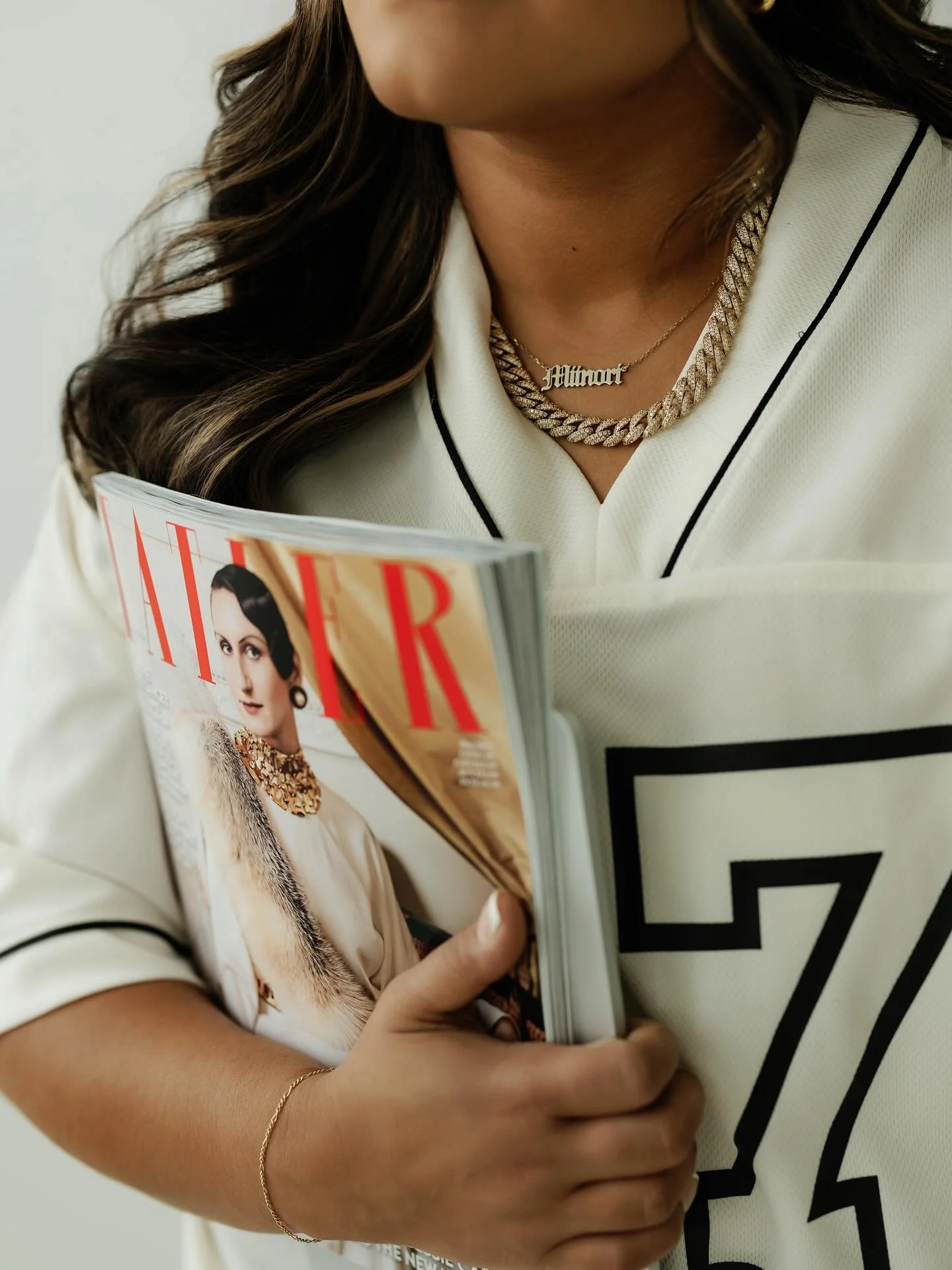 l&rsquo;ve always been a gold girly through and through it 💛Swipe right to see some of the chains you&rsquo;ll get to mix, match, and make your own ✨ 

Every @charmedbymiinori piece is crafted from stainless steel and PVD plated in 18k gold, built t