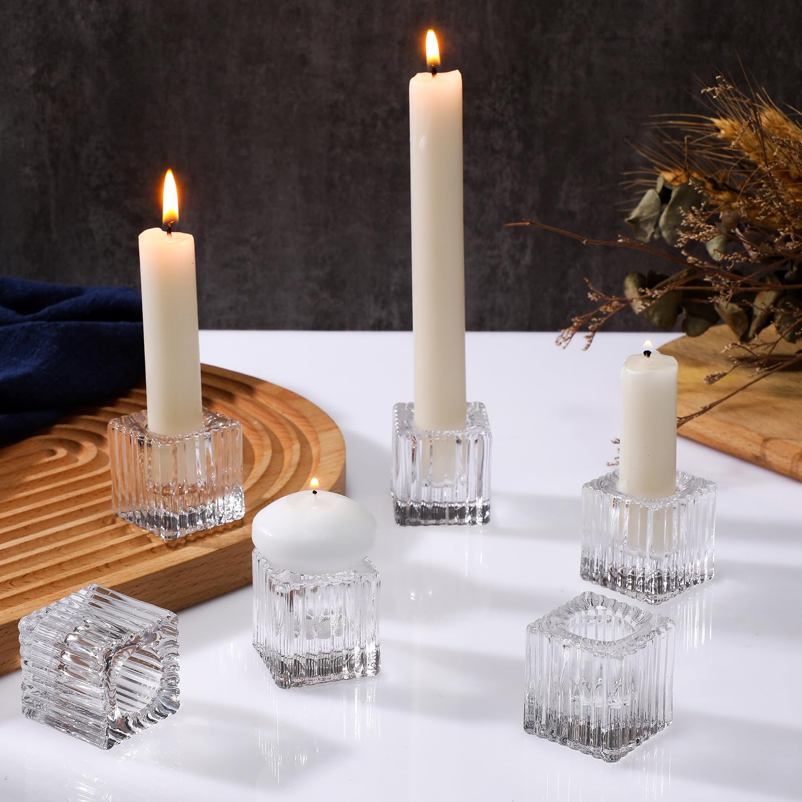 Square Taper Candle Holder